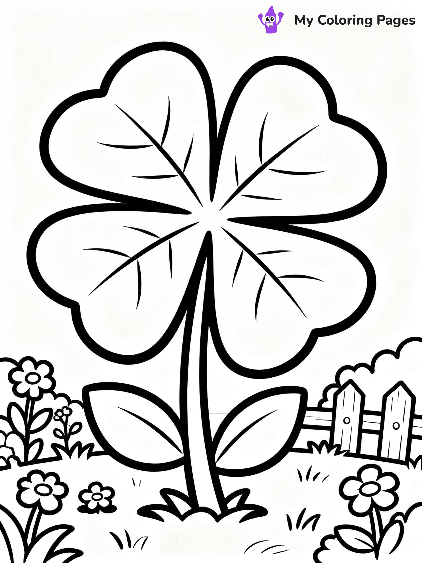 Shamrocks Coloring Pages - 5