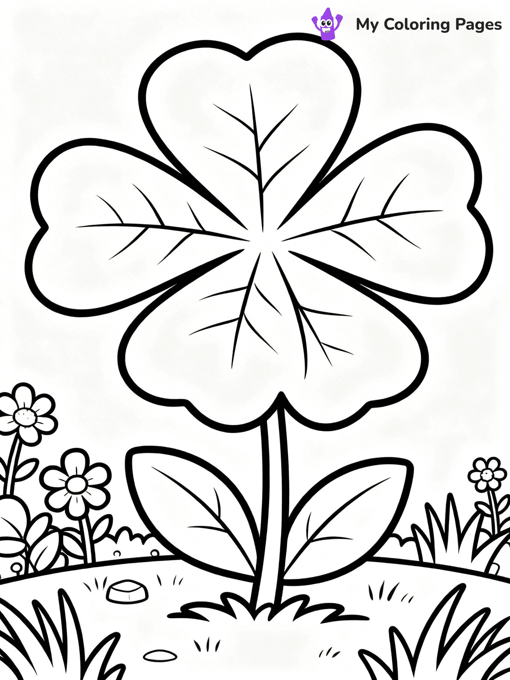 Shamrocks Coloring Pages - 4