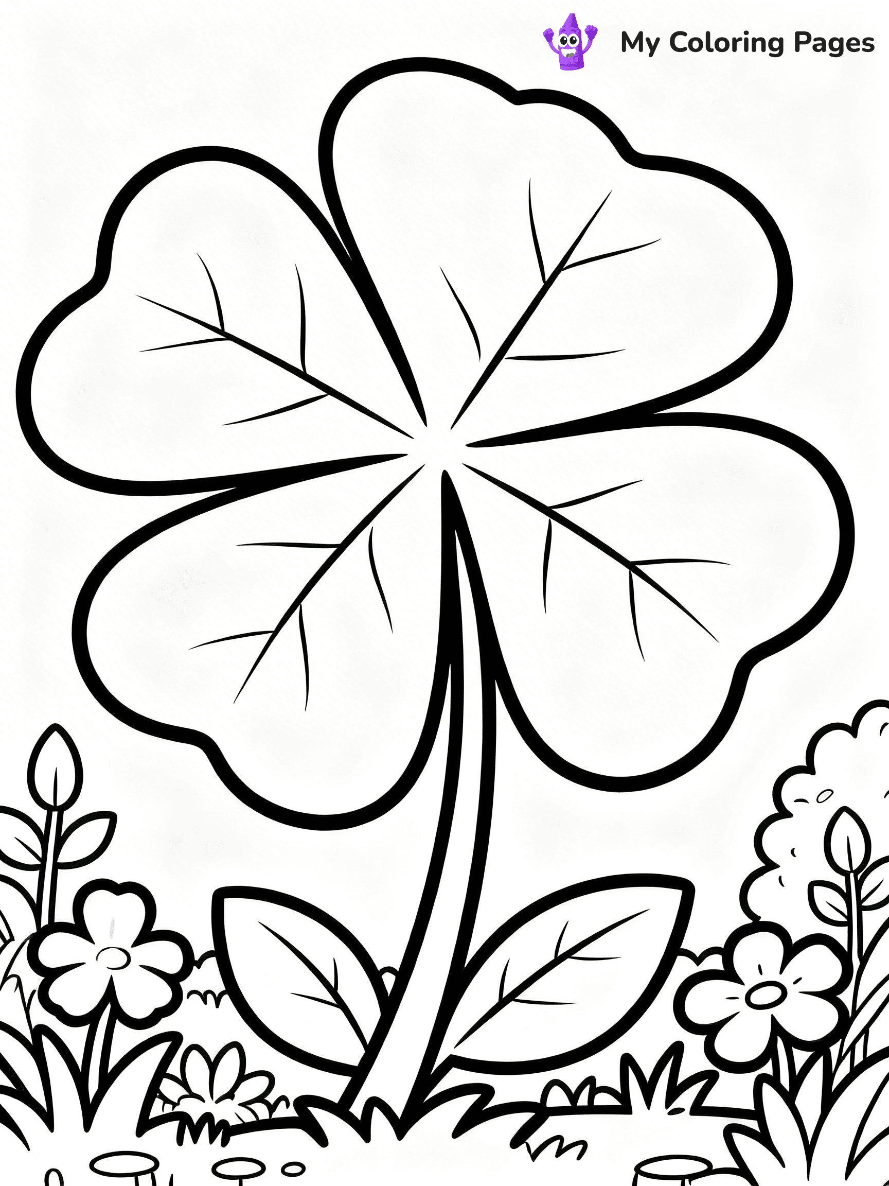 Shamrocks Coloring Pages - 2