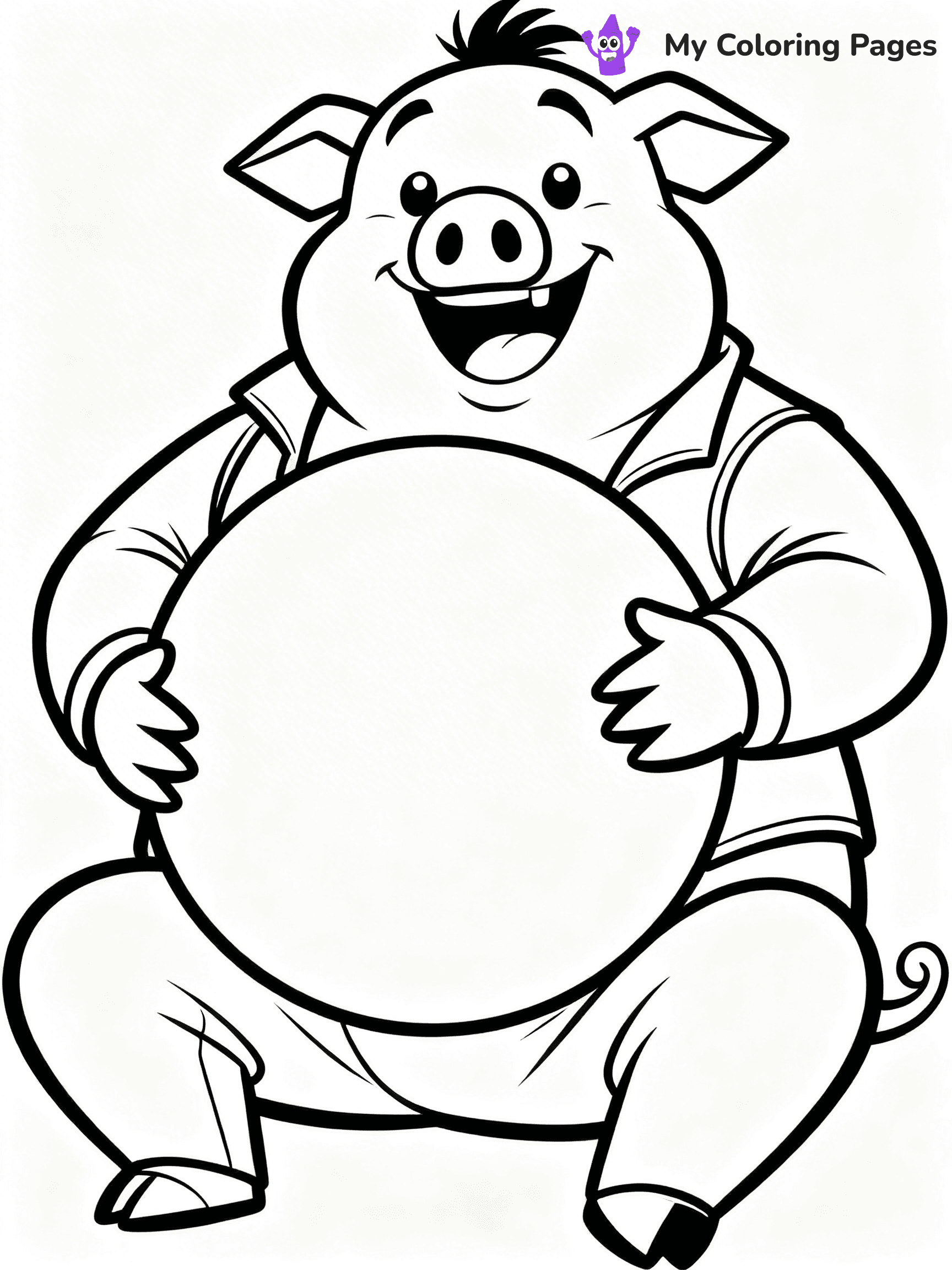 Chicken Little Coloring Pages - 21