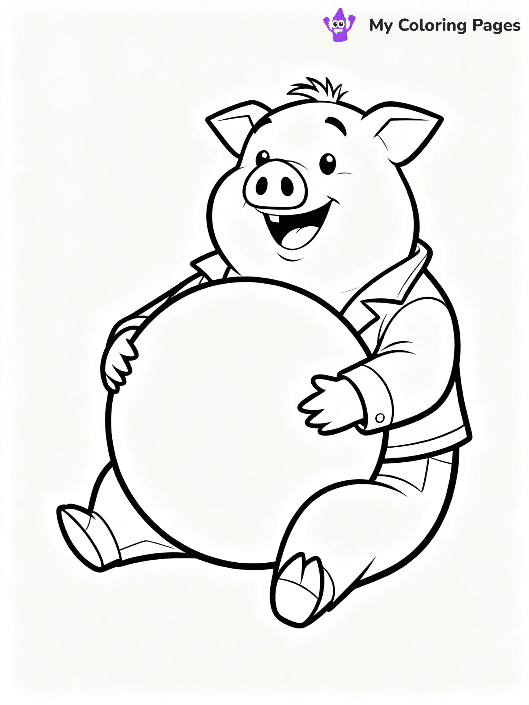 Chicken Little Coloring Pages - 20