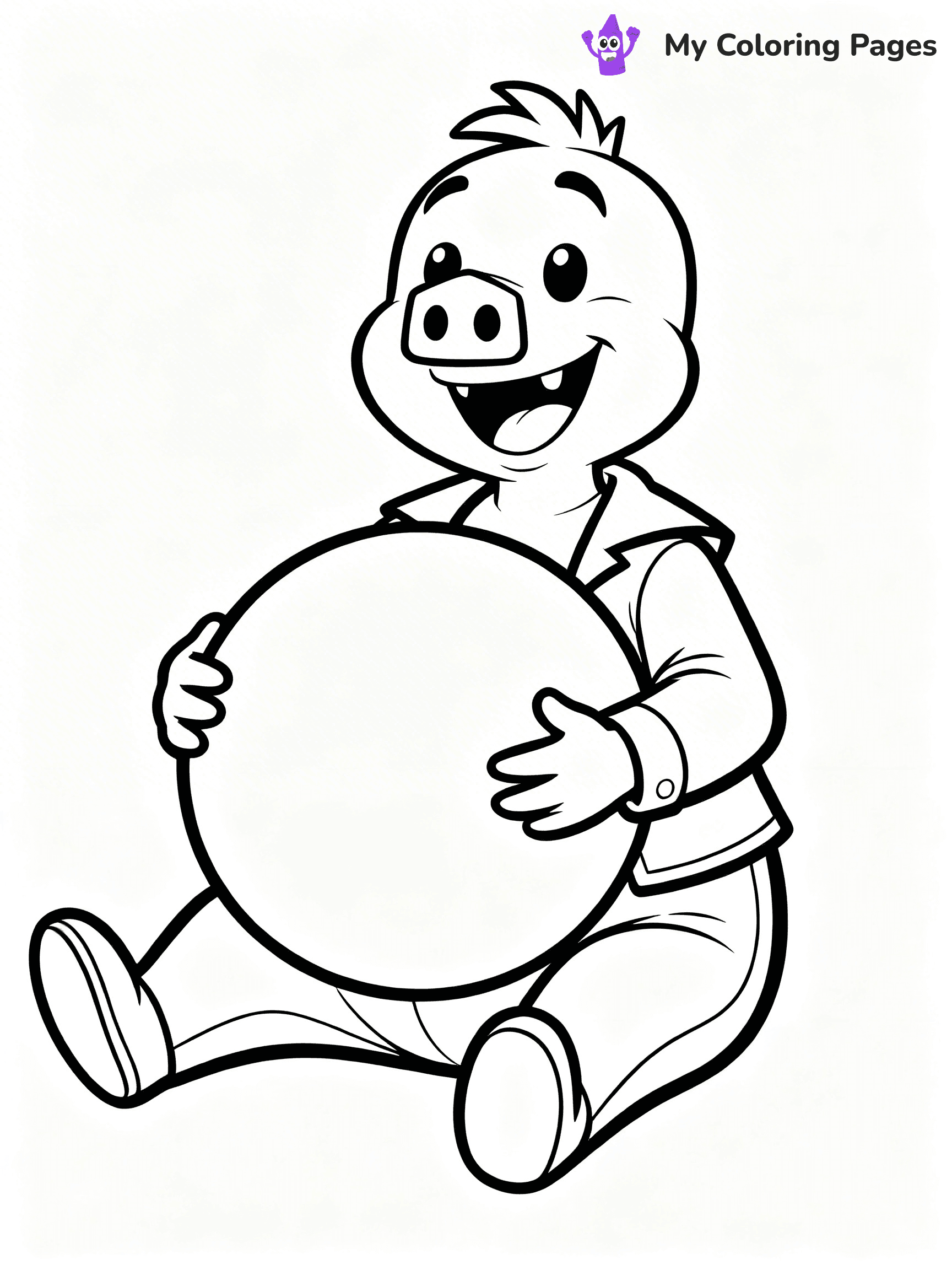 Chicken Little Coloring Pages - 18