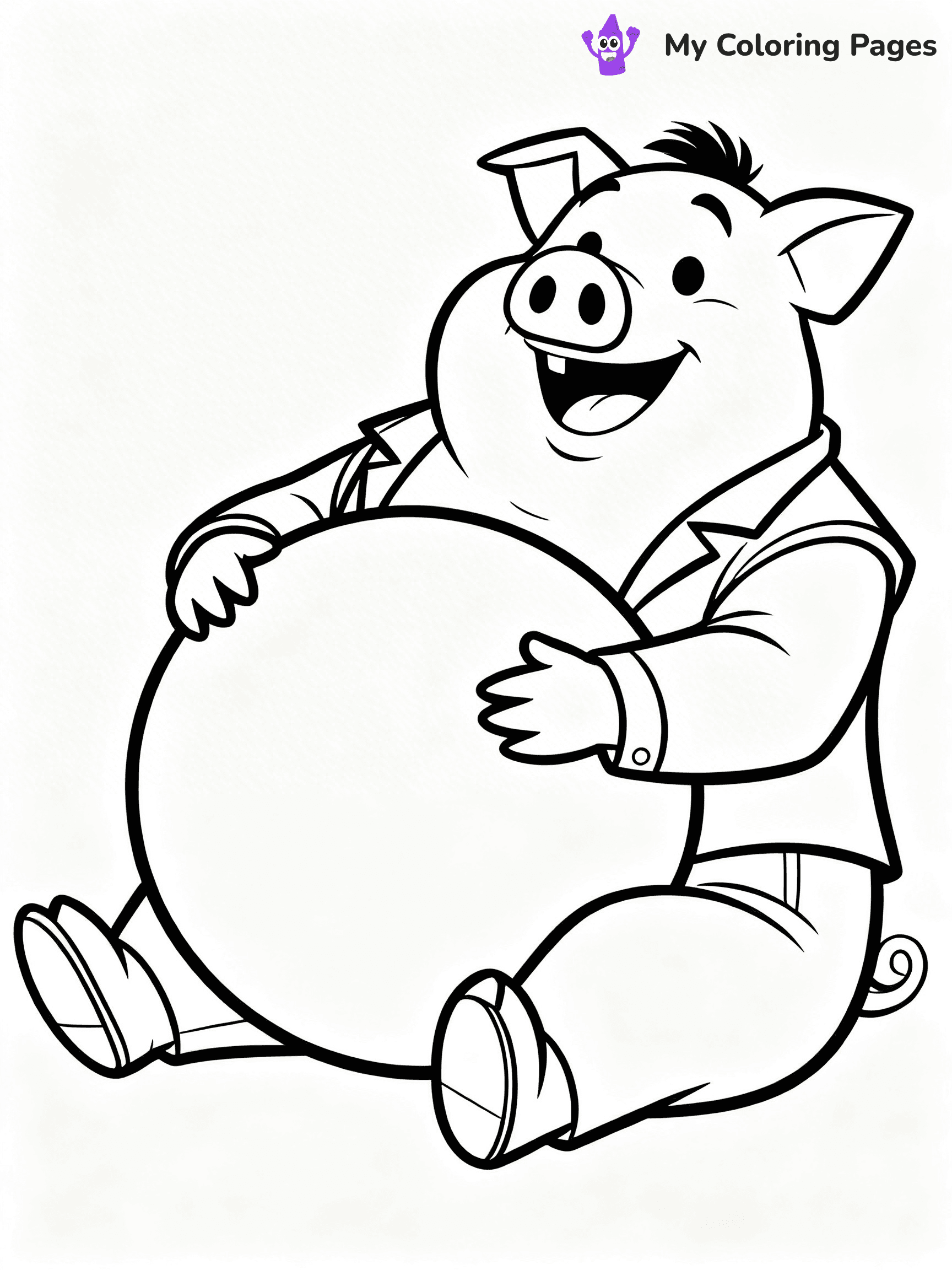 Chicken Little Coloring Pages - 17