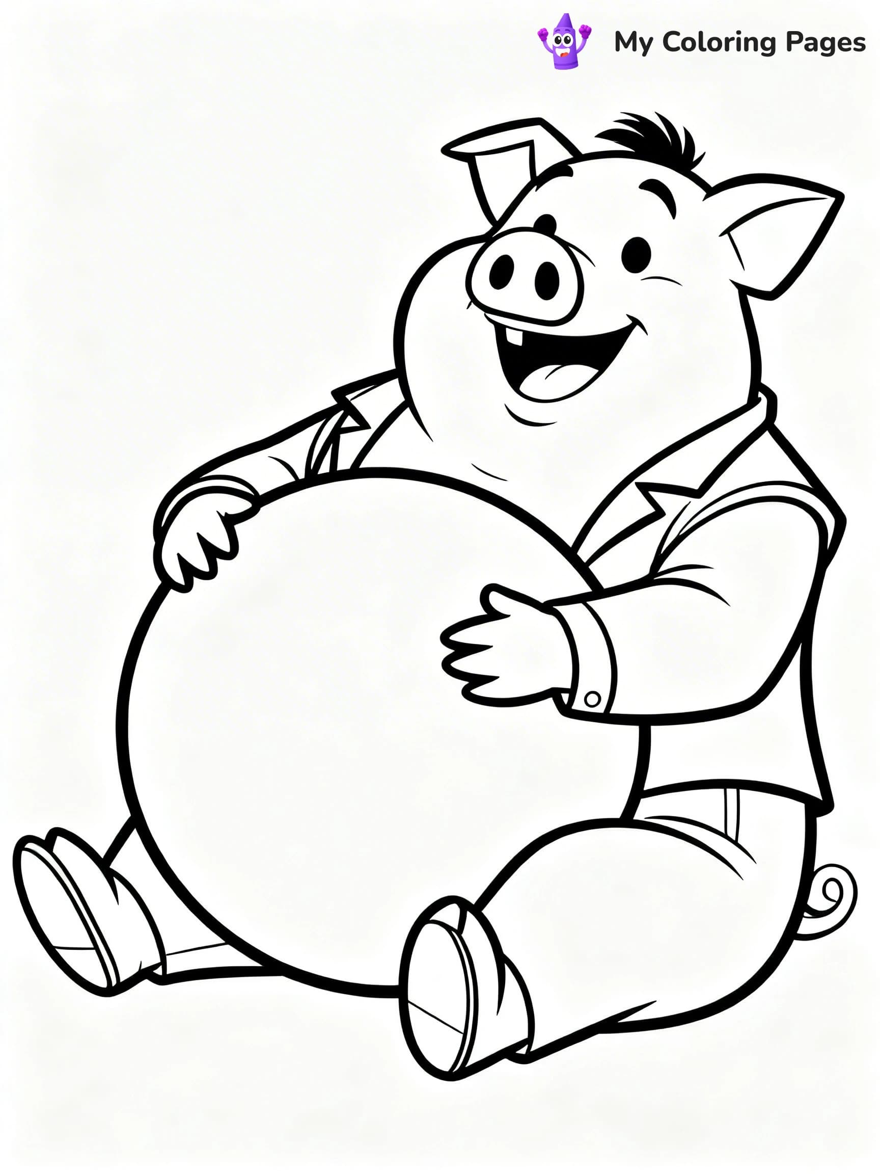 Chicken Little Coloring Pages - 24
