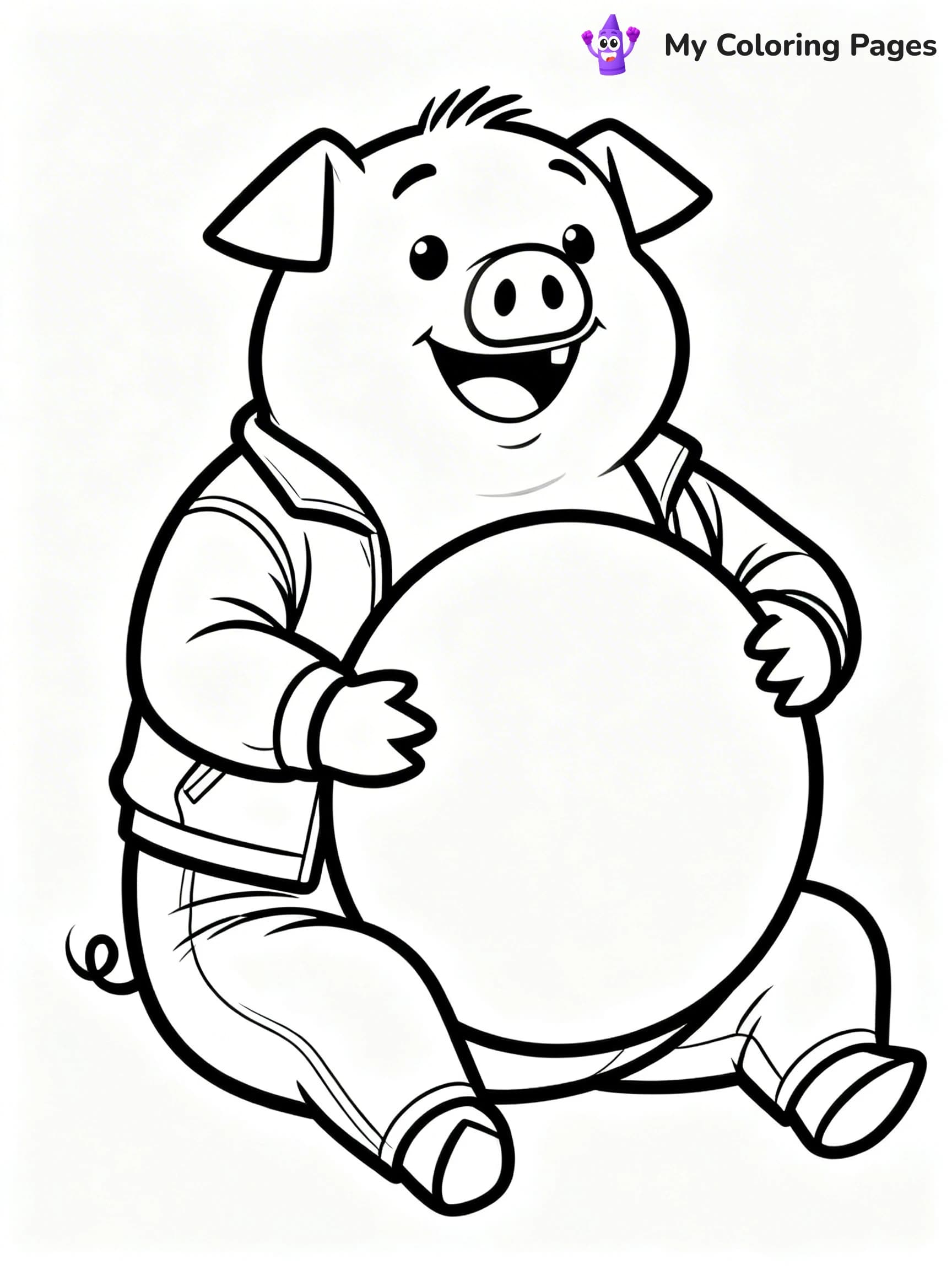 Chicken Little Coloring Pages - 23