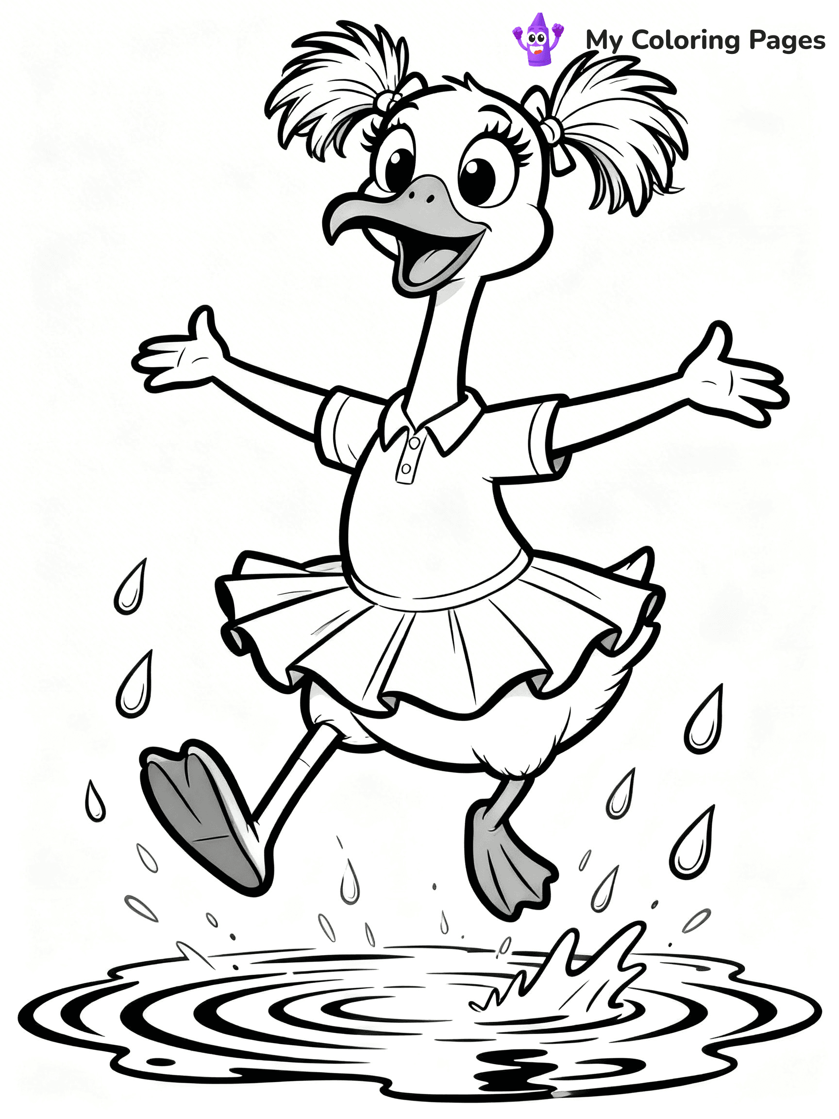 Chicken Little Coloring Pages - 14