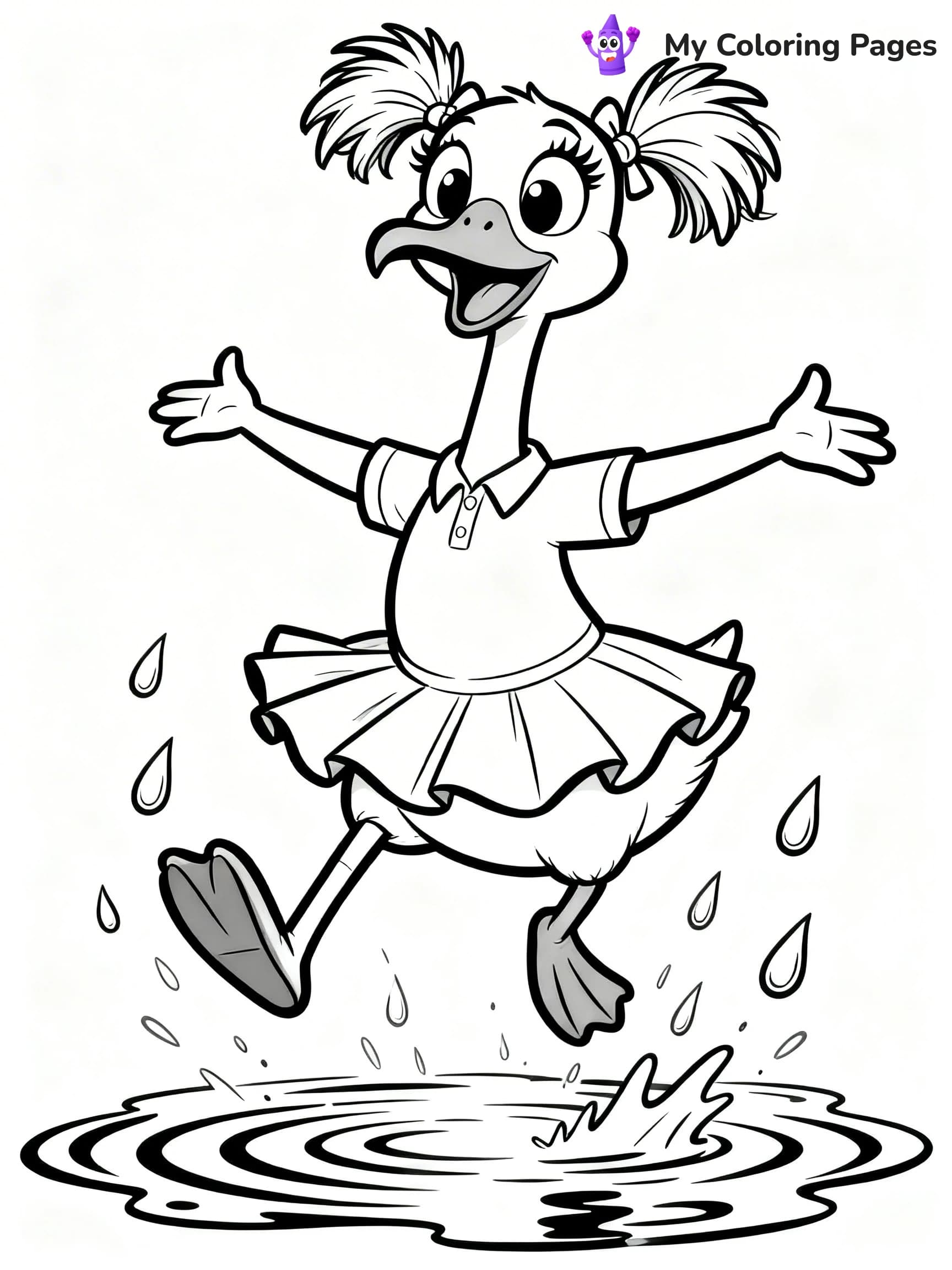Chicken Little Coloring Pages - 22