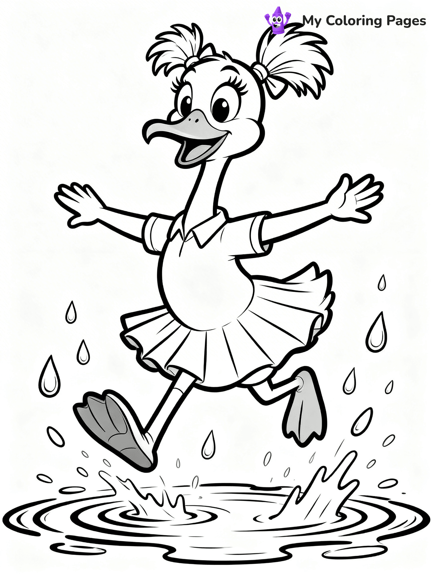 Chicken Little Coloring Pages - 12