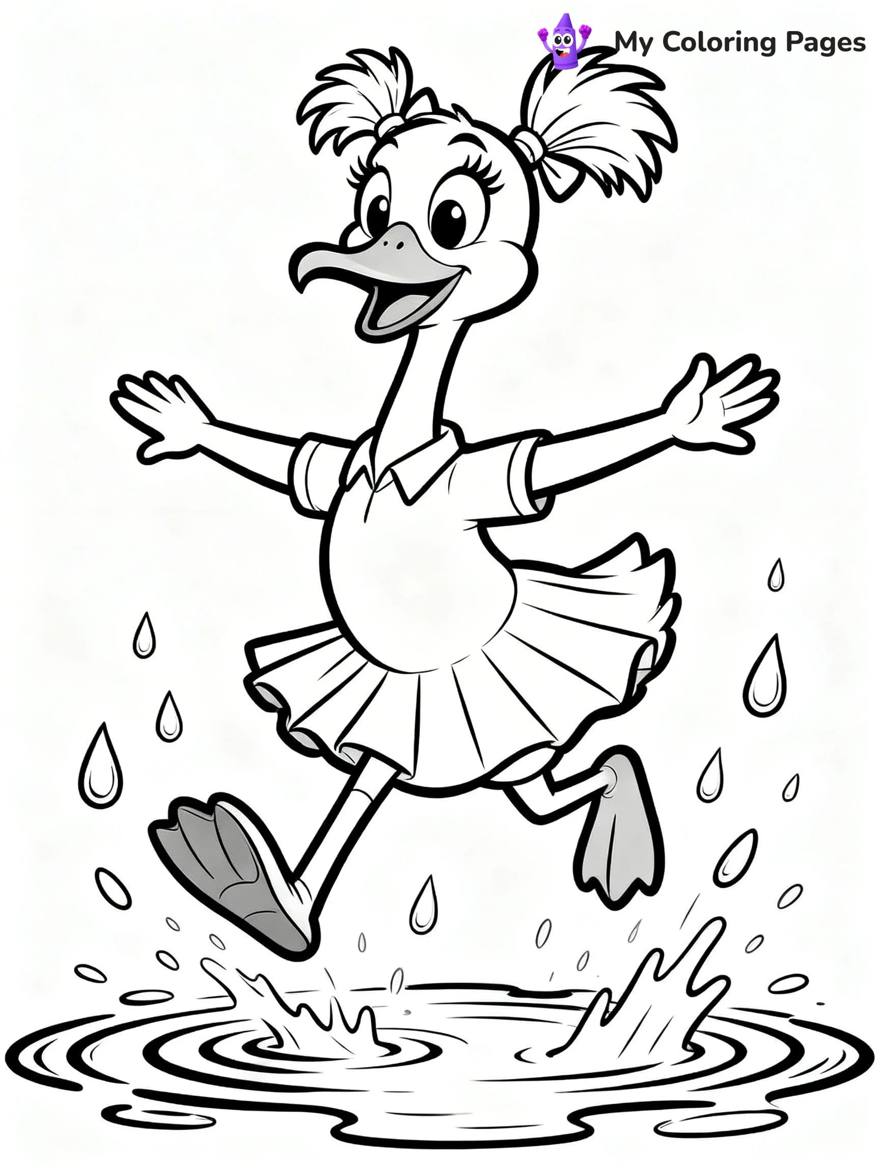Chicken Little Coloring Pages - 20