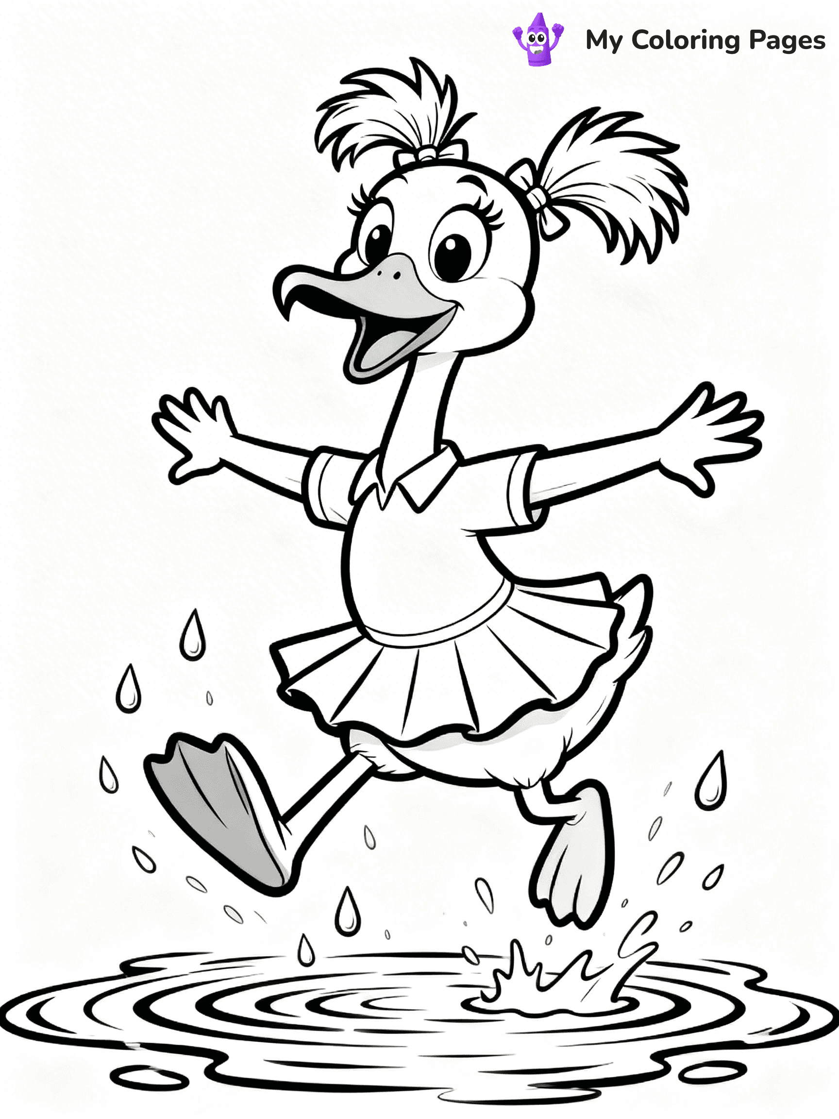 Chicken Little Coloring Pages - 11