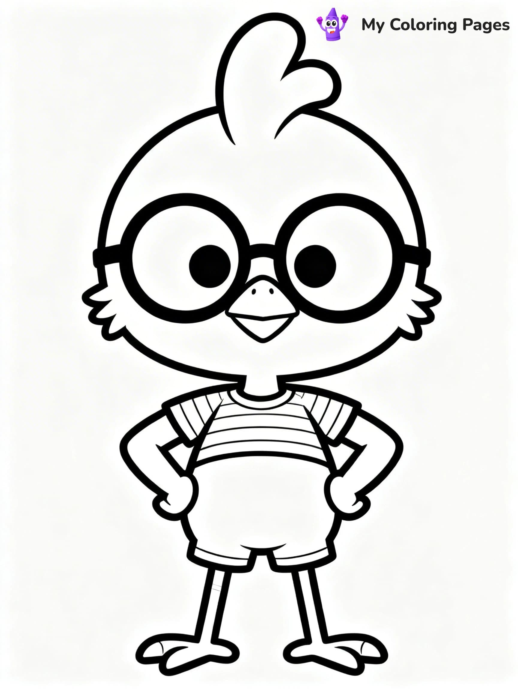 Chicken Little Coloring Pages - 15