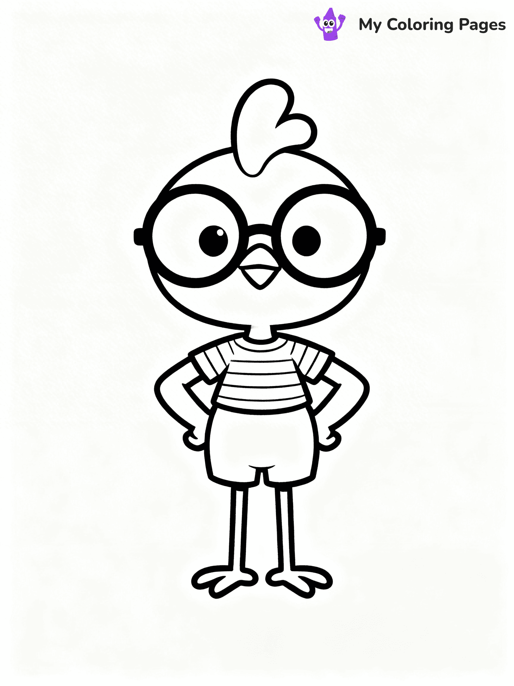Chicken Little Coloring Pages - 5