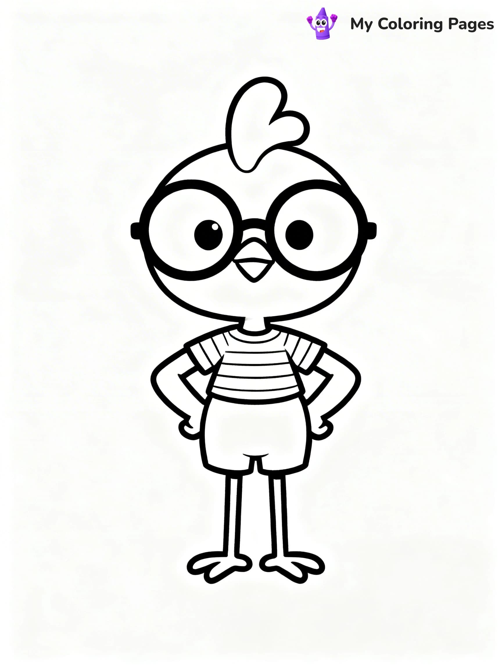 Chicken Little Coloring Pages - 13