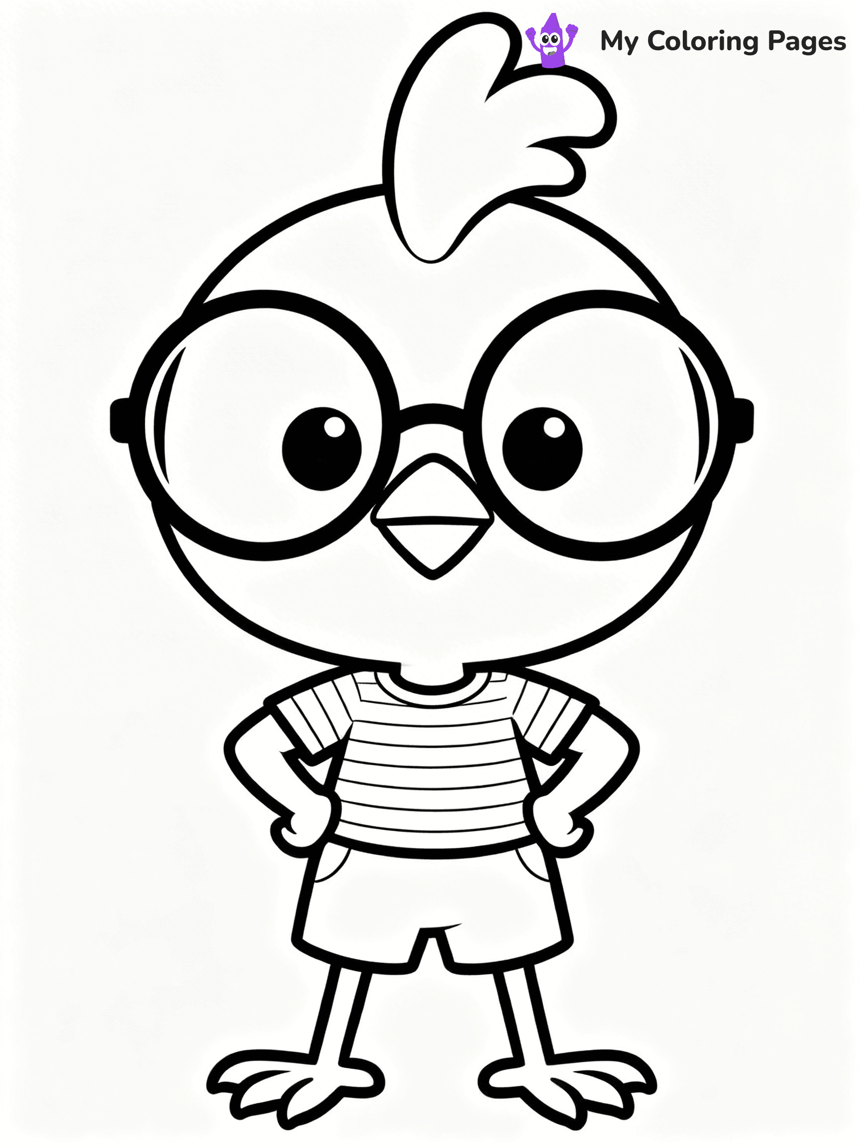 Chicken Little Coloring Pages - 4