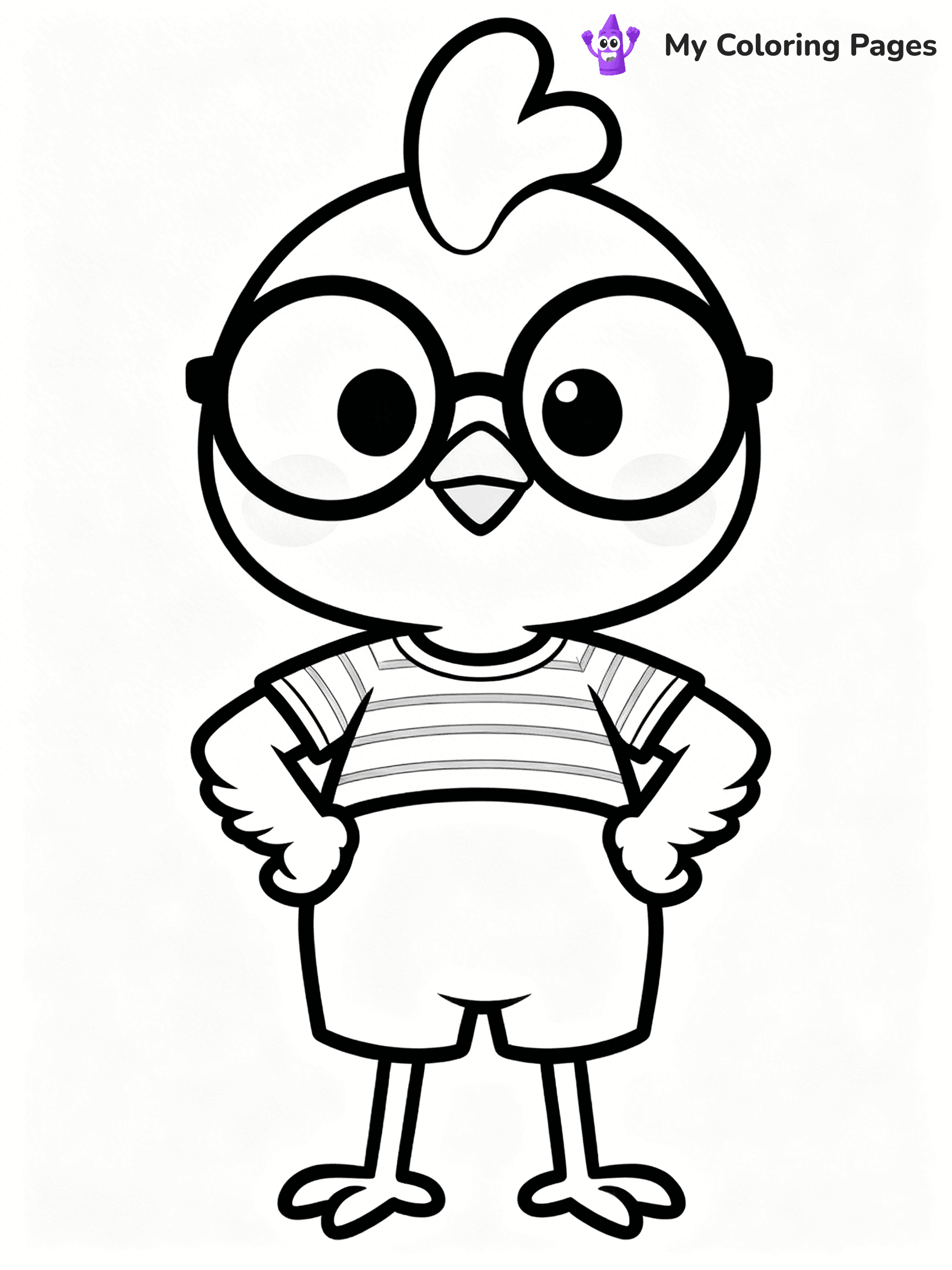 Chicken Little Coloring Pages - 3