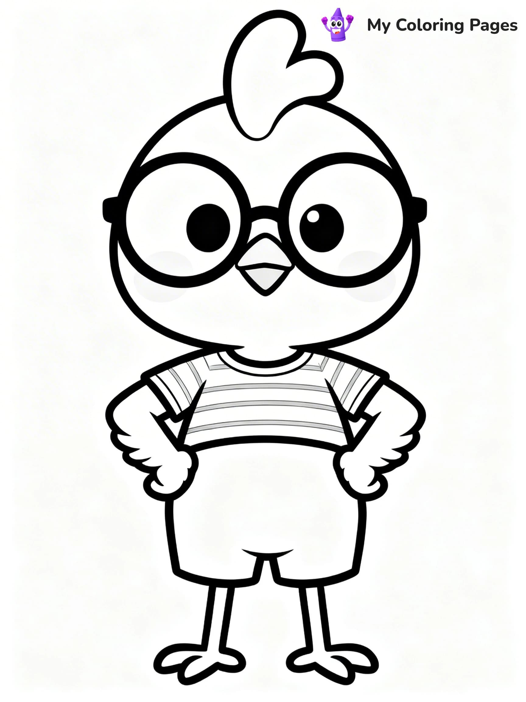 Chicken Little Coloring Pages - 11