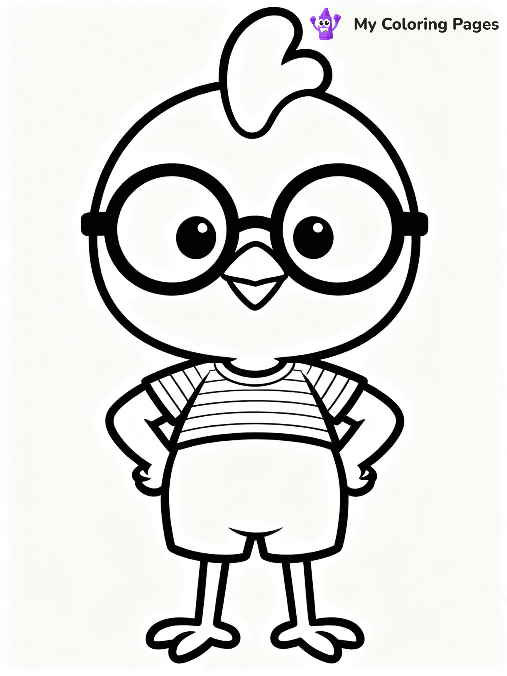 Chicken Little Coloring Pages - 2
