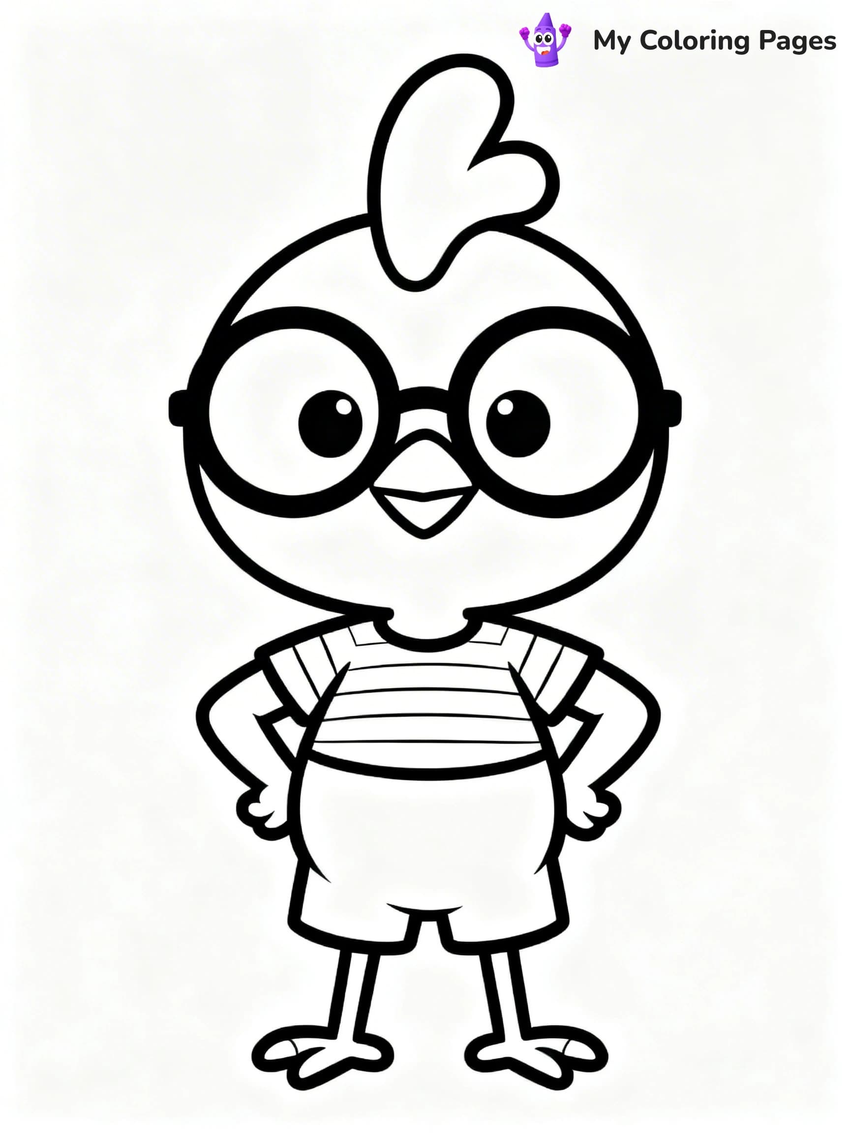 Chicken Little Coloring Pages - 9