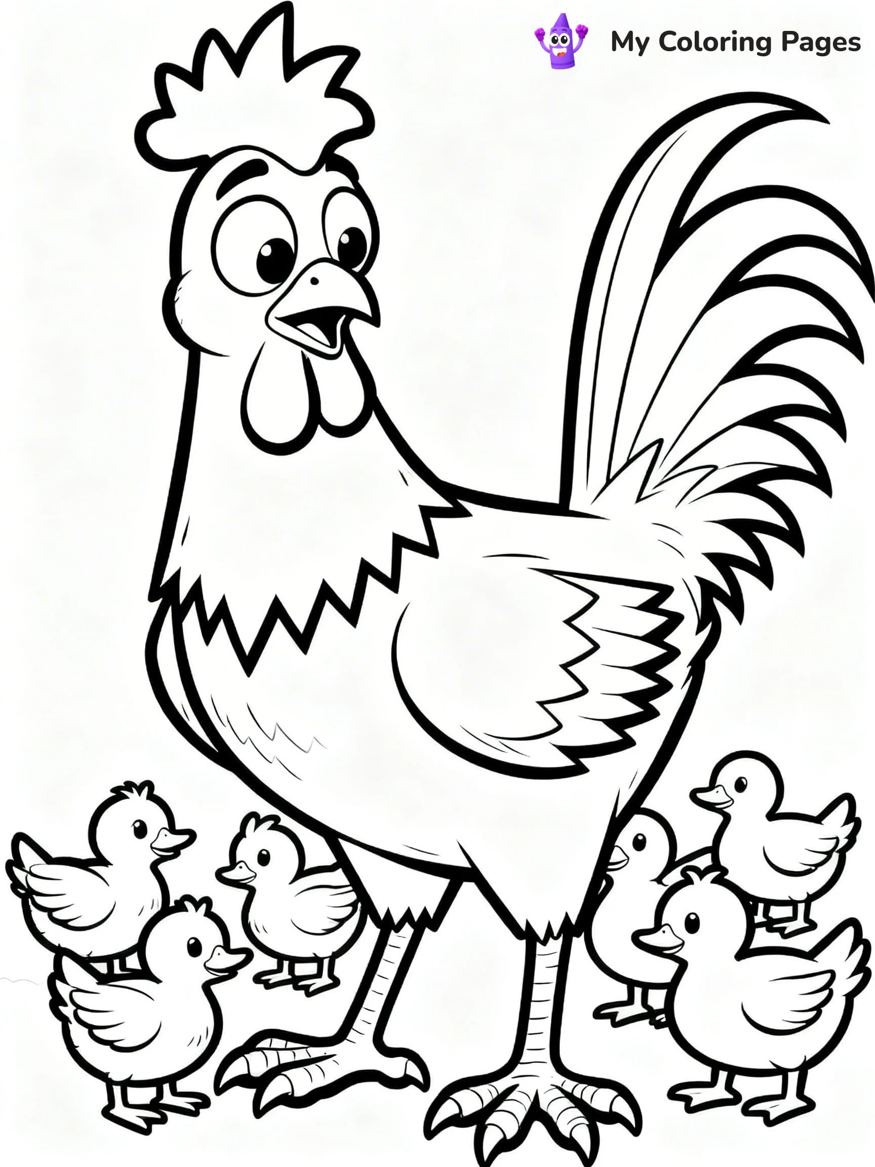 Chicken Little Coloring Pages - 5