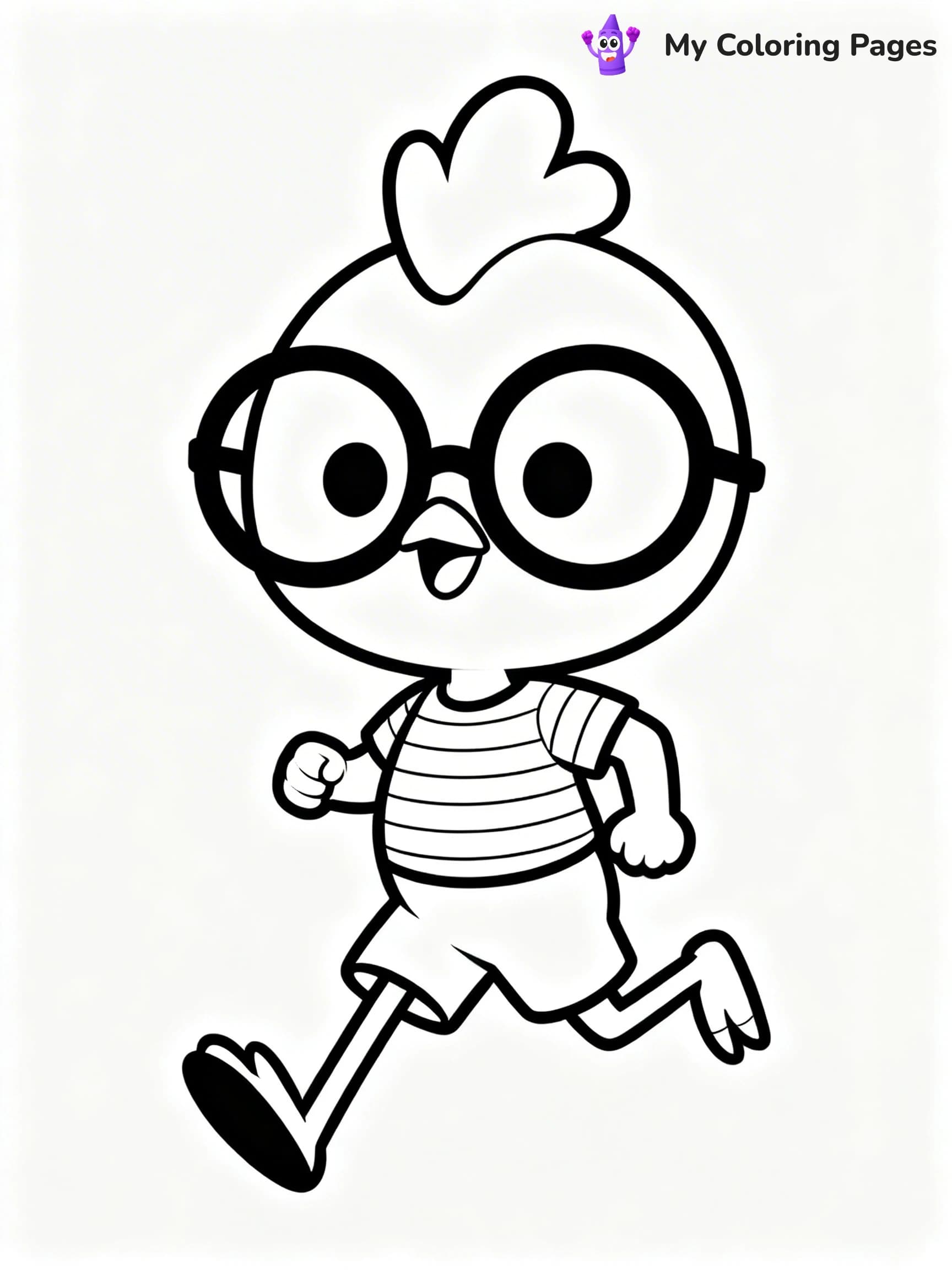 Chicken Little Coloring Pages - 4