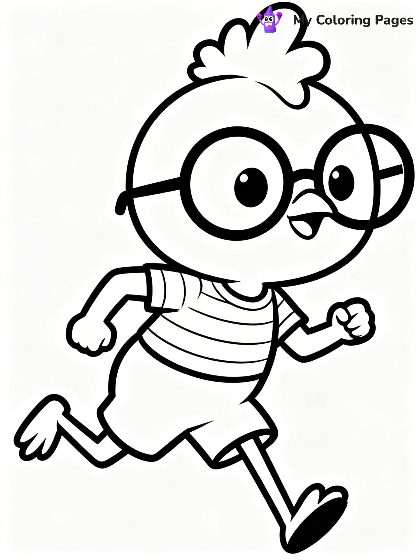 Chicken Little Coloring Pages - 3