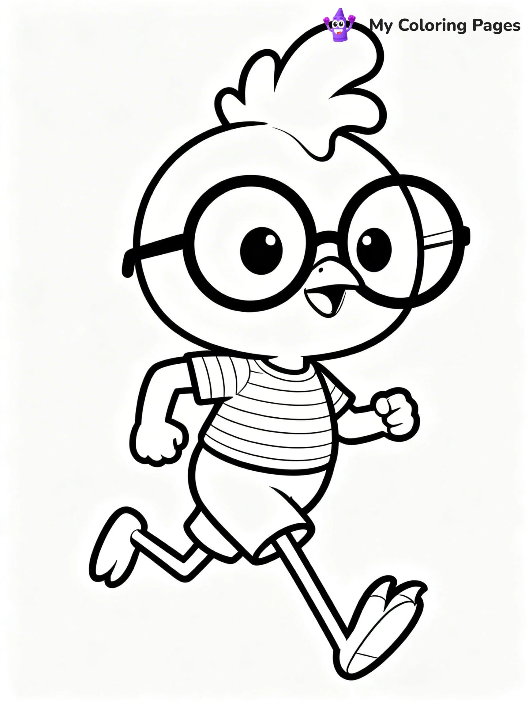 Chicken Little Coloring Pages - 2