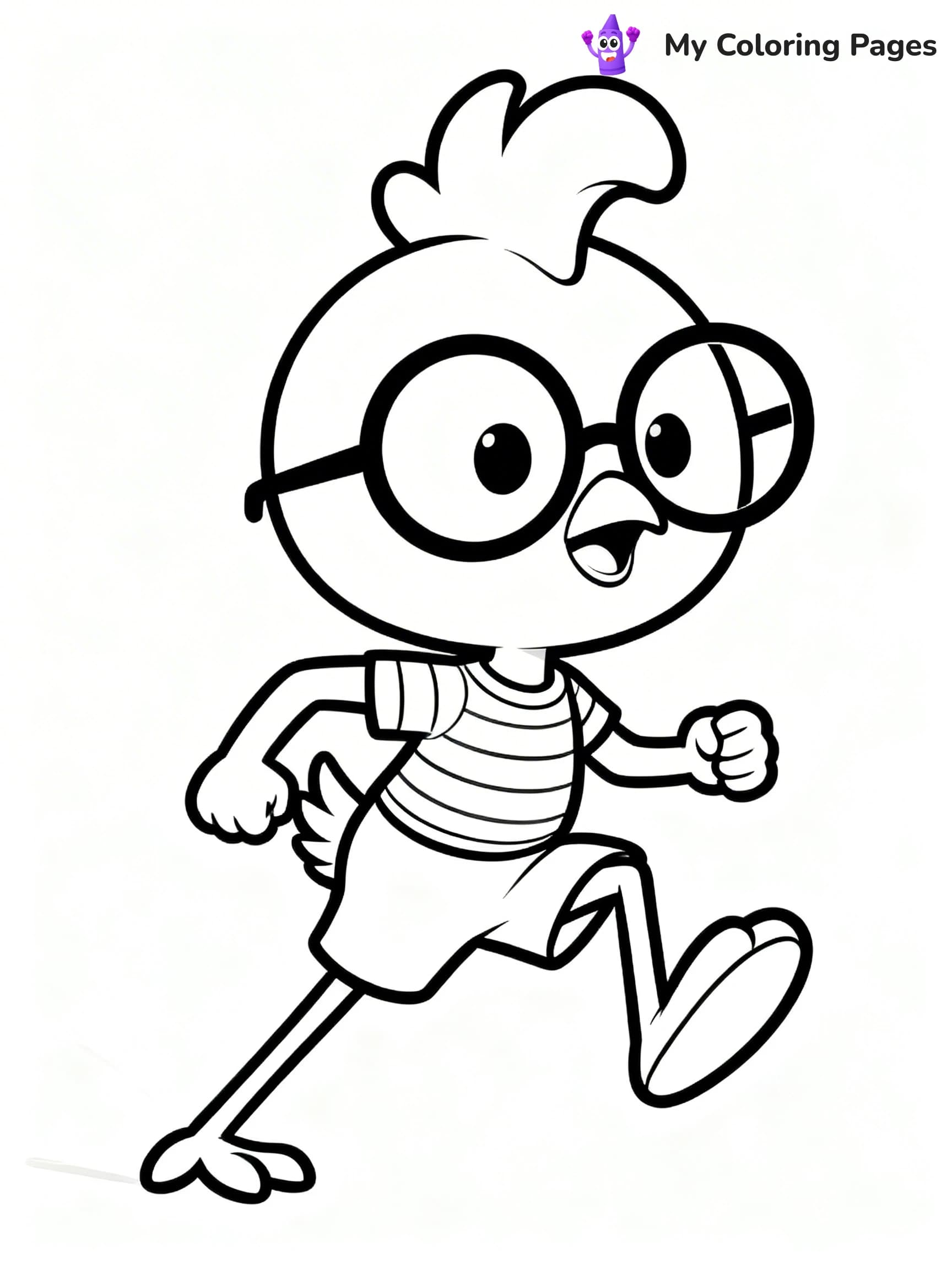 Chicken Little Coloring Pages - 1