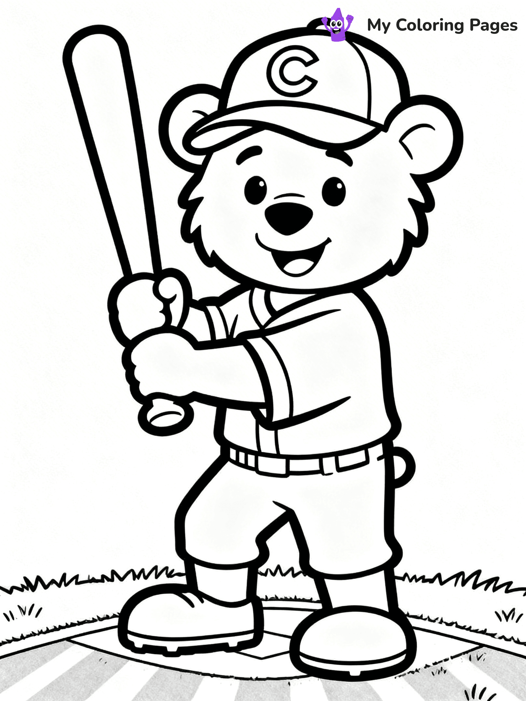 Chicago Cubs Coloring Pages - 27
