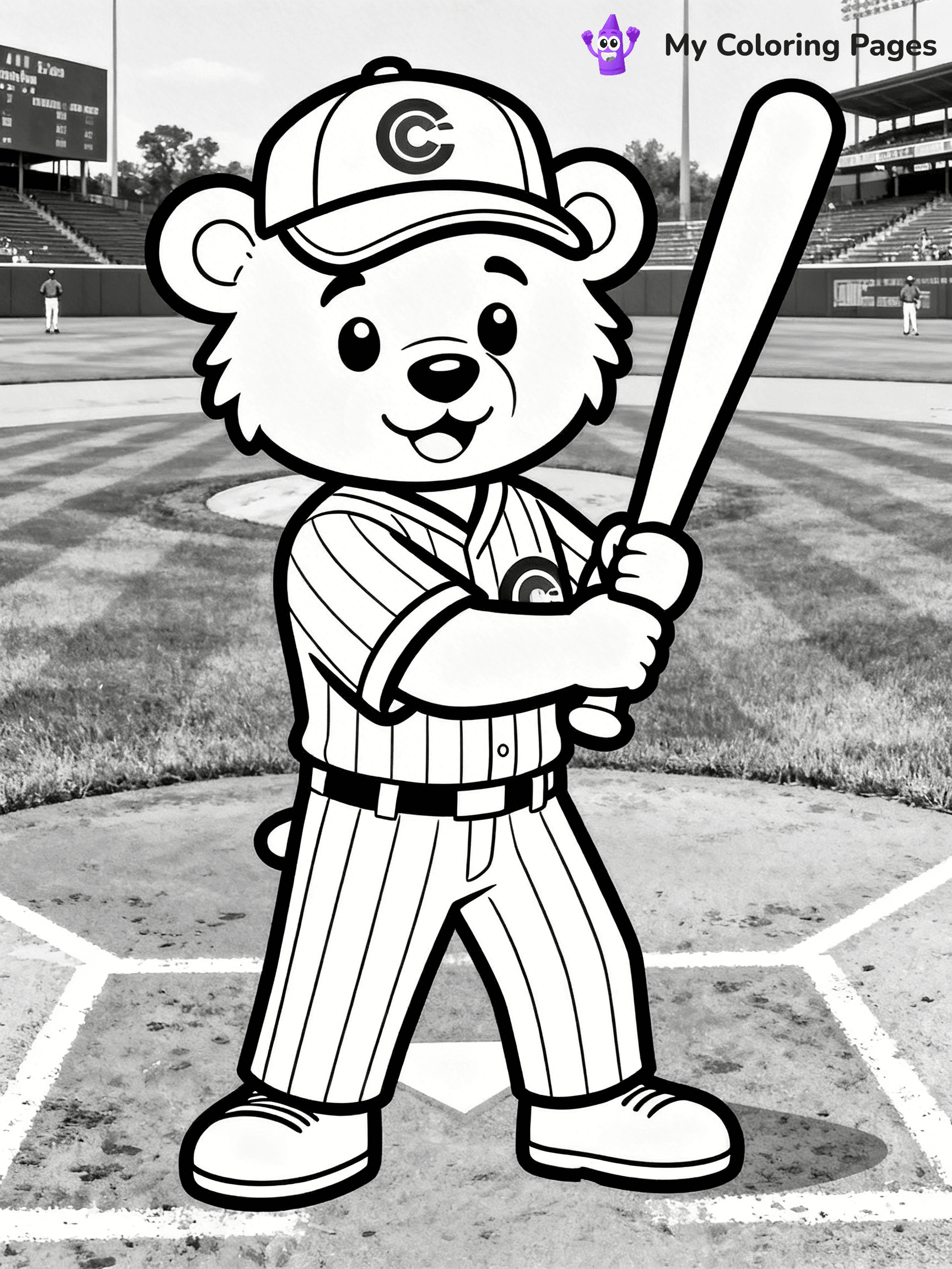 Chicago Cubs Coloring Pages - 26