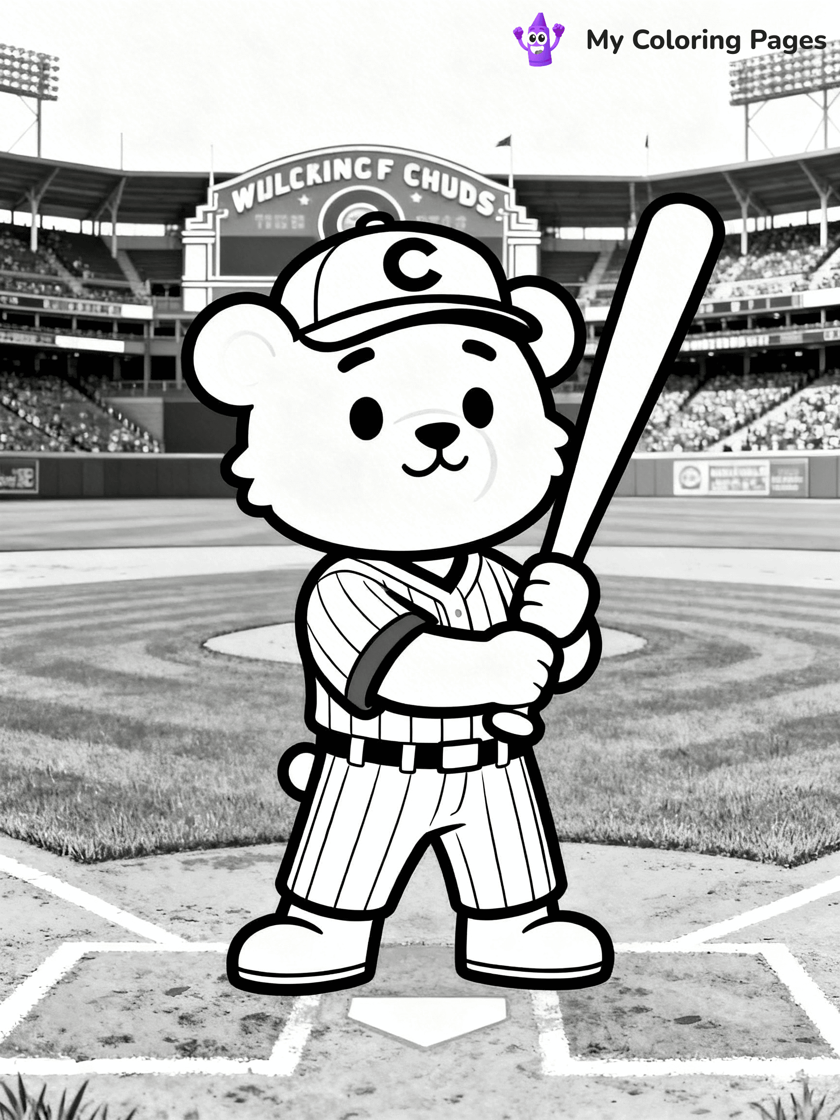 Chicago Cubs Coloring Pages - 25