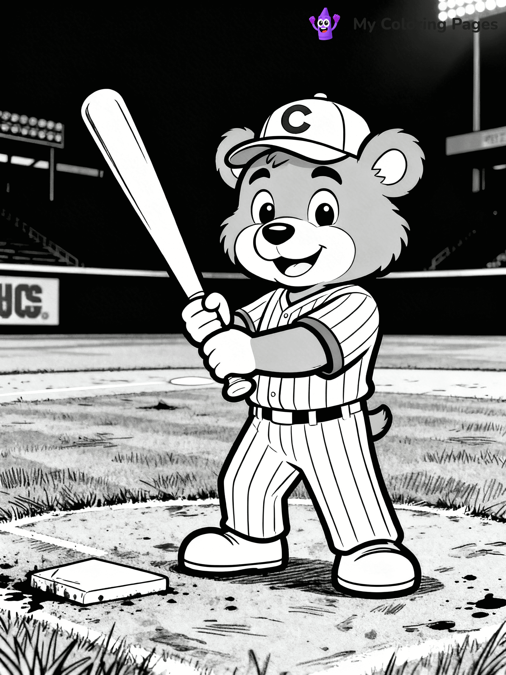 Chicago Cubs Coloring Pages - 24