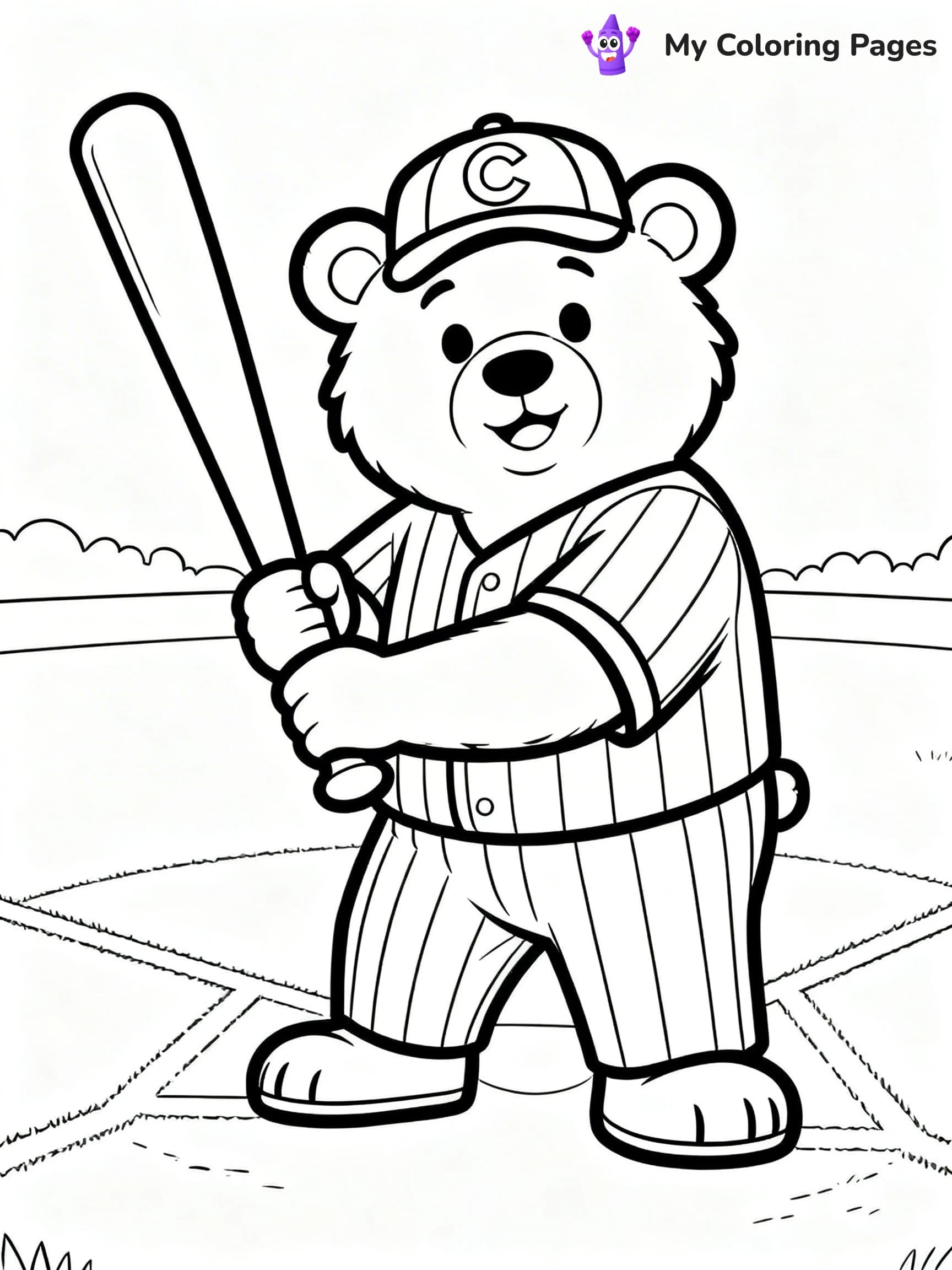Chicago Cubs Coloring Pages - 23
