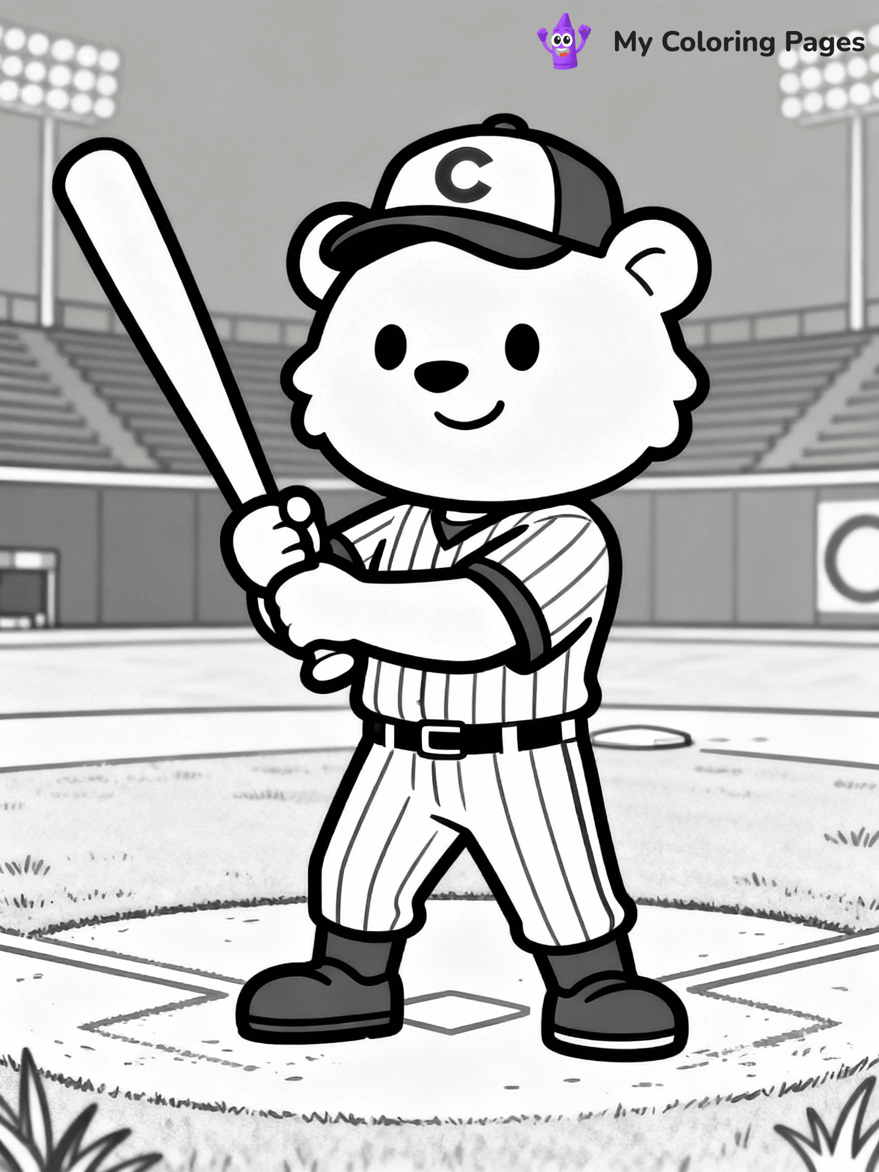 Chicago Cubs Coloring Pages - 22