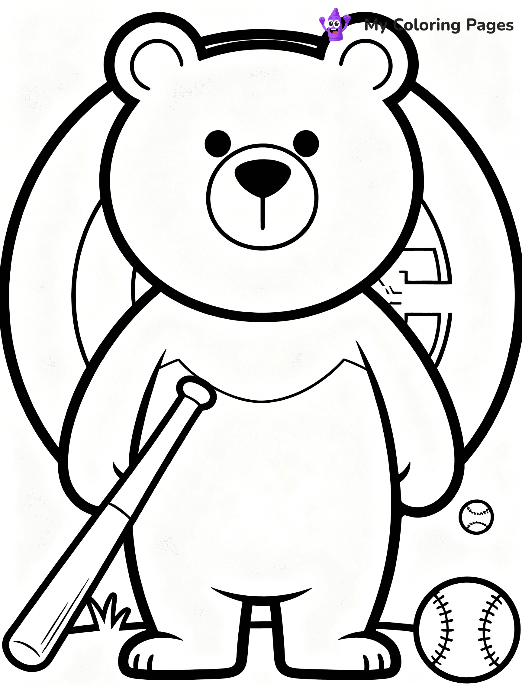 Chicago Cubs Coloring Pages - 21