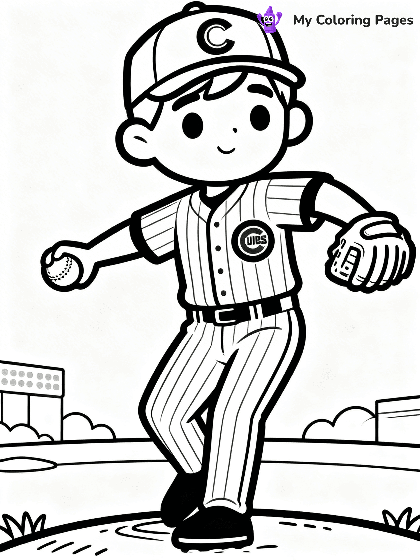 Chicago Cubs Coloring Pages - 20