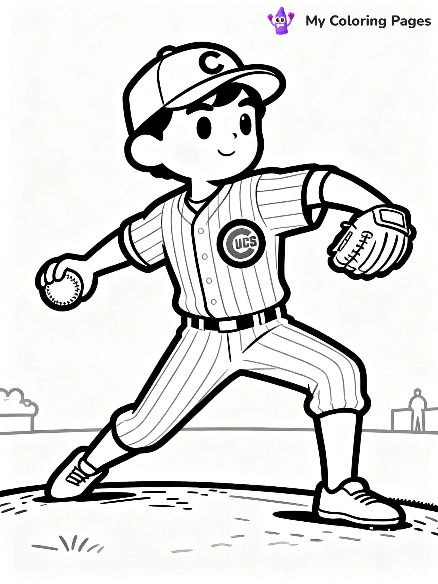 Chicago Cubs Coloring Pages - 19