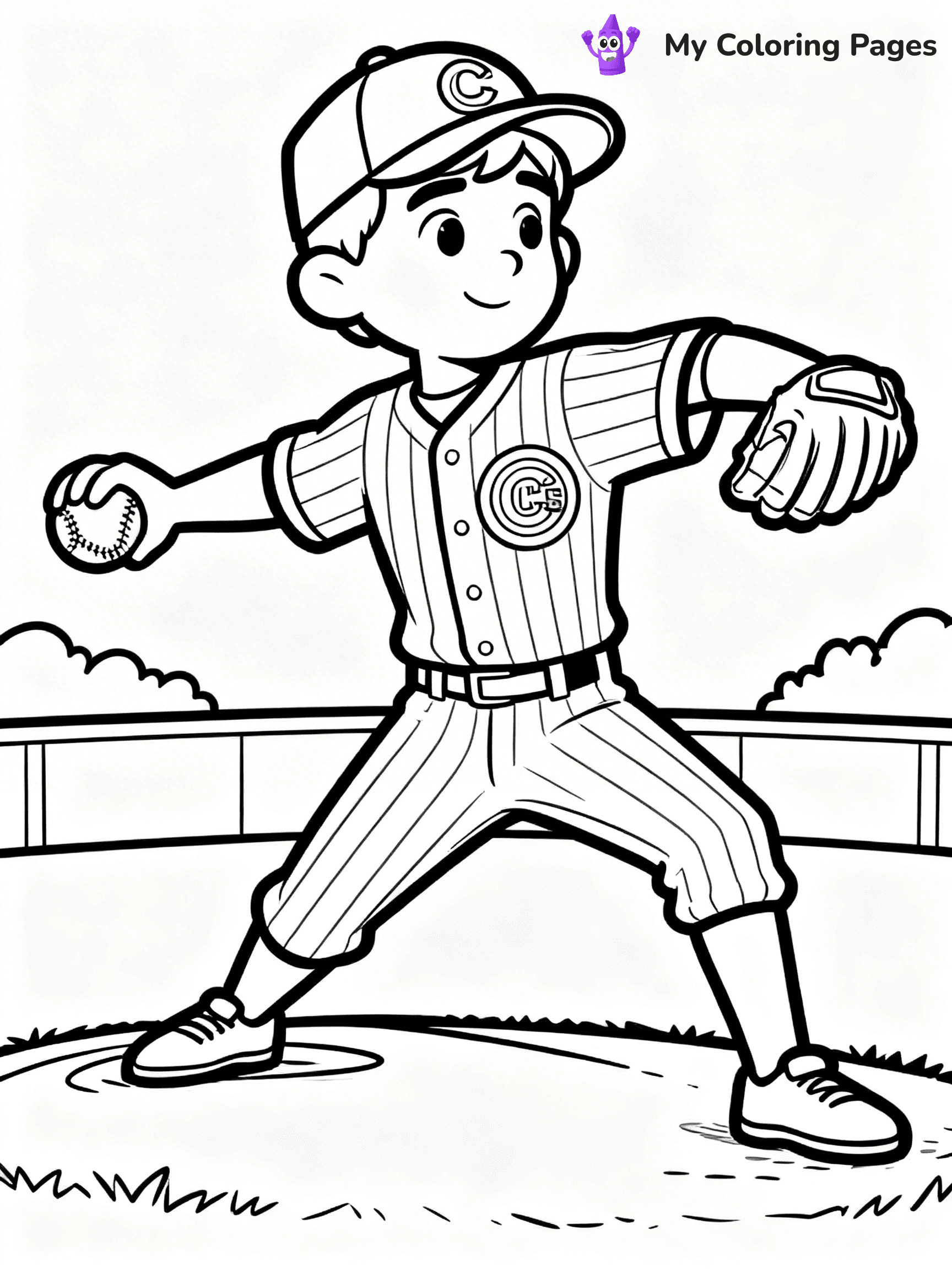 Chicago Cubs Coloring Pages - 17