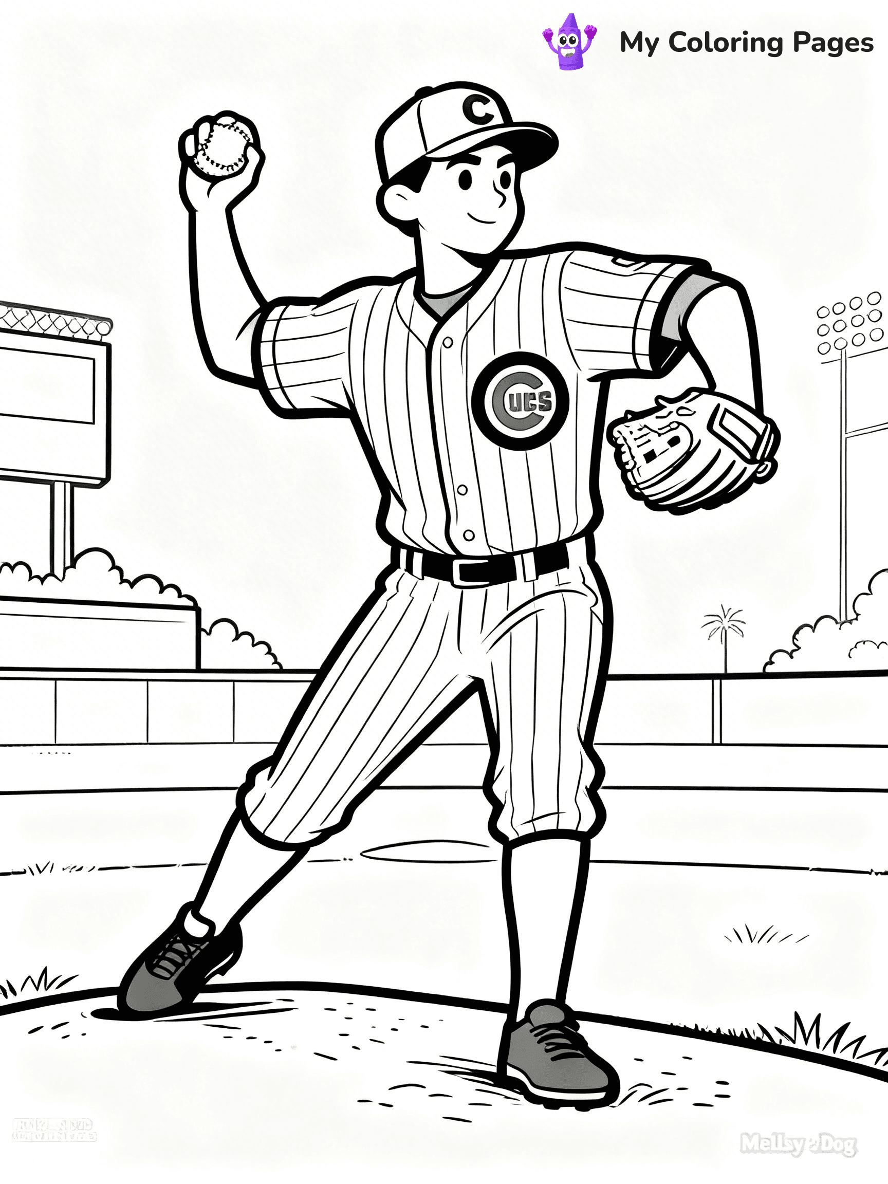 Chicago Cubs Coloring Pages - 16