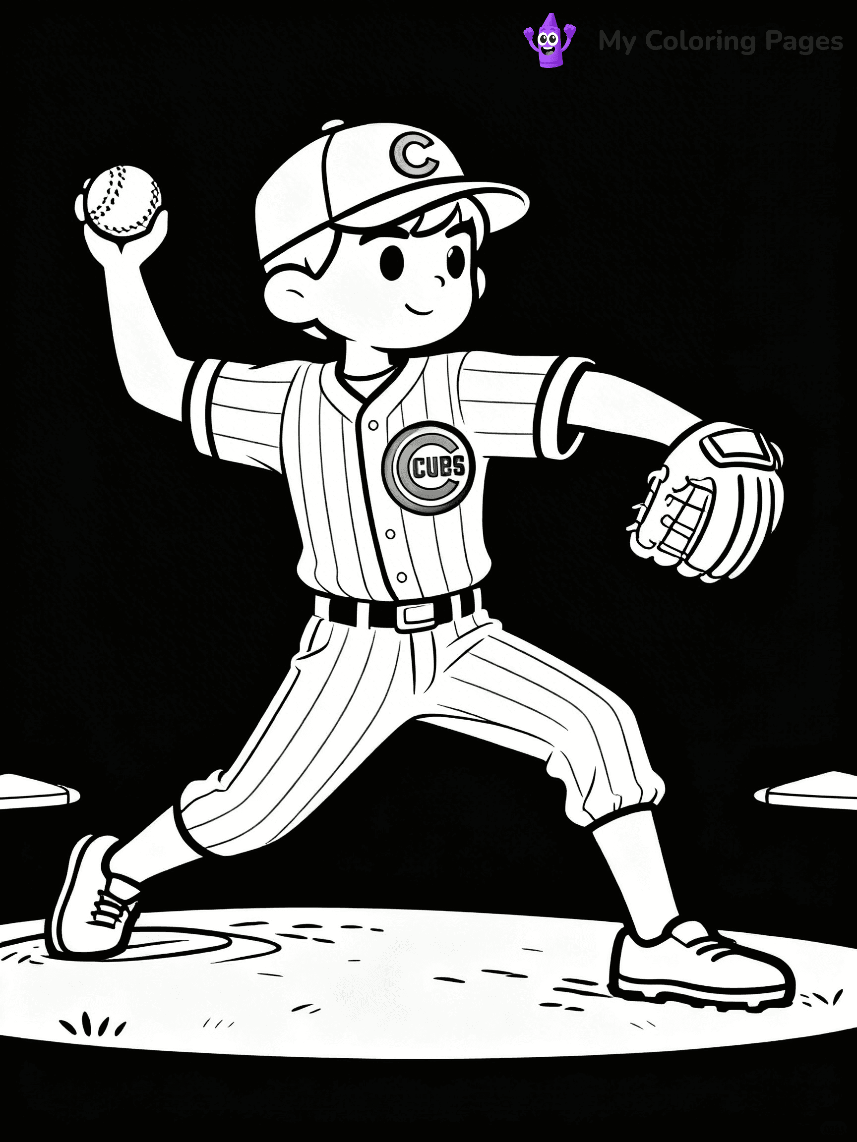 Chicago Cubs Coloring Pages - 15