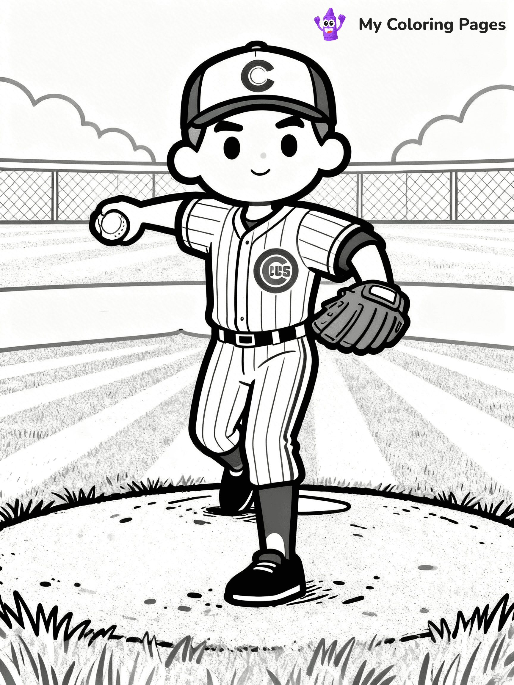 Chicago Cubs Coloring Pages - 14