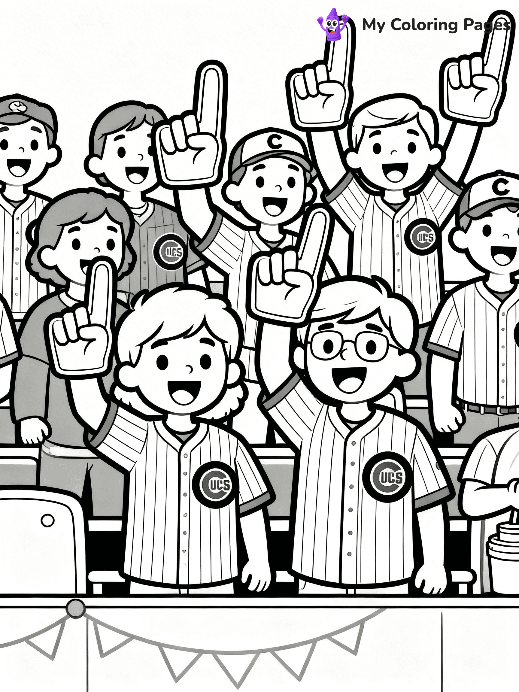 Chicago Cubs Coloring Pages - 12