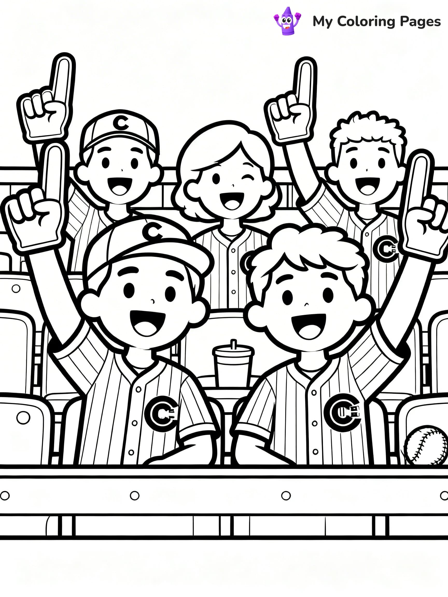 Chicago Cubs Coloring Pages - 11