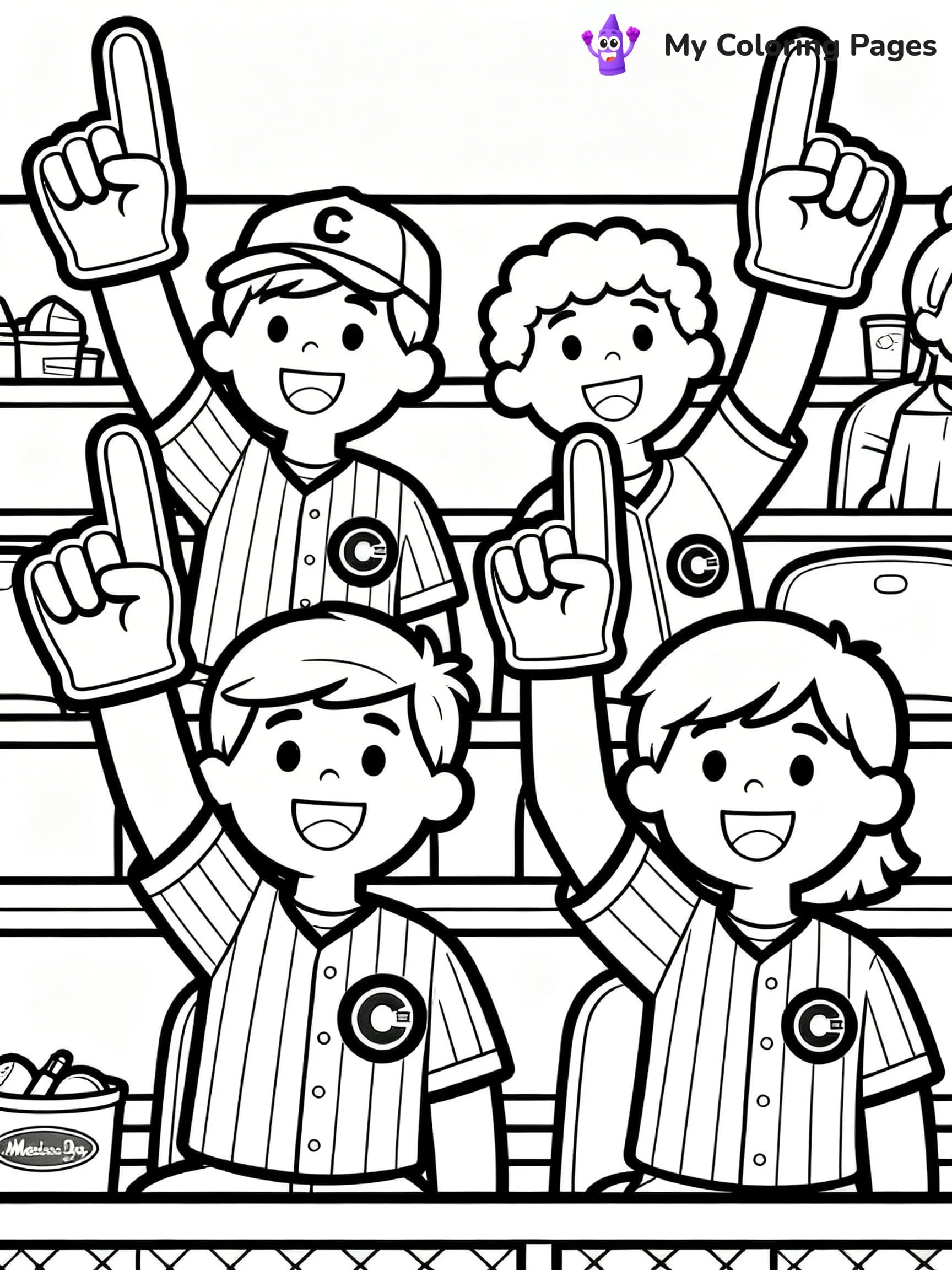 Chicago Cubs Coloring Pages - 10