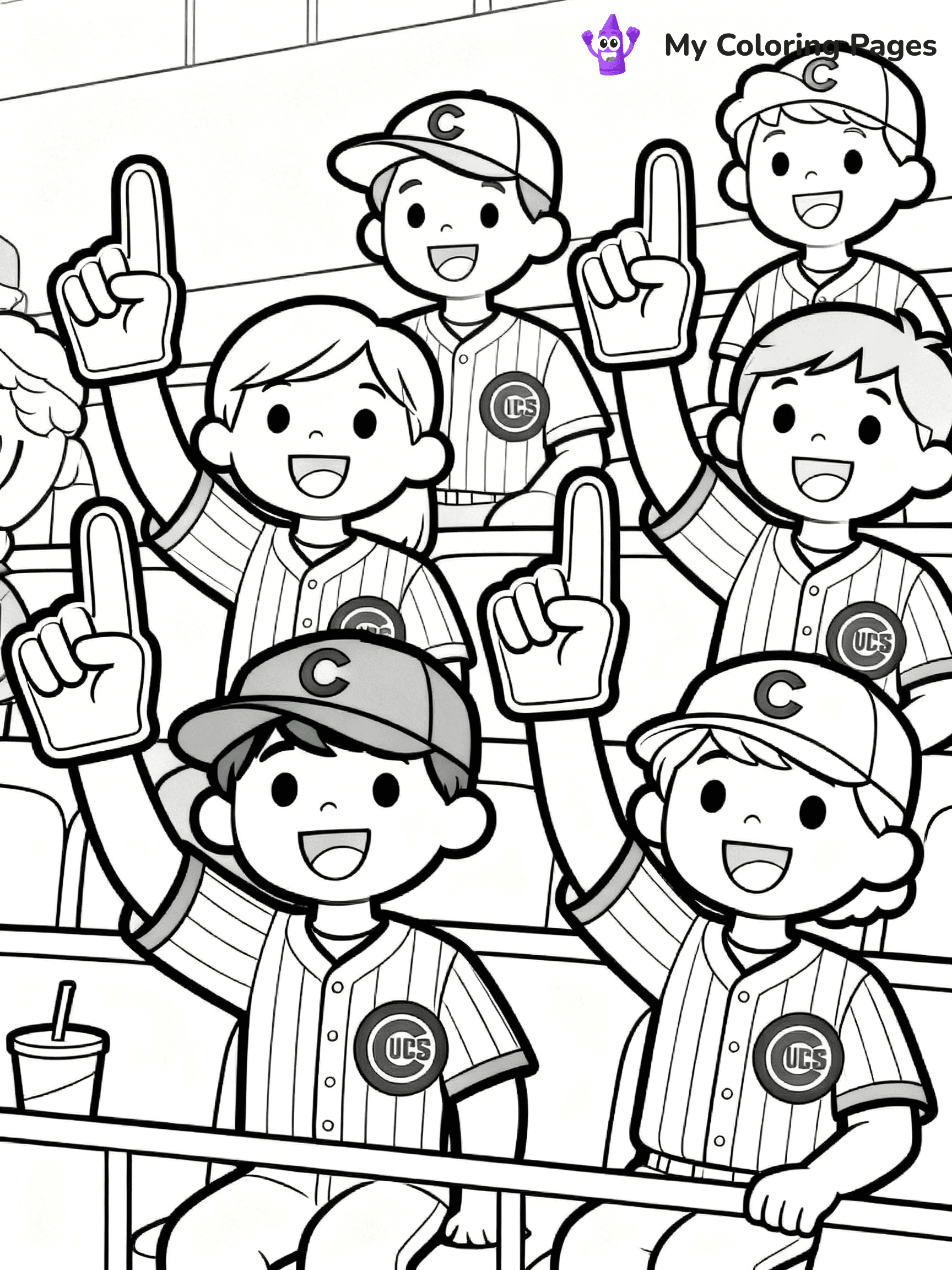 Chicago Cubs Coloring Pages - 9