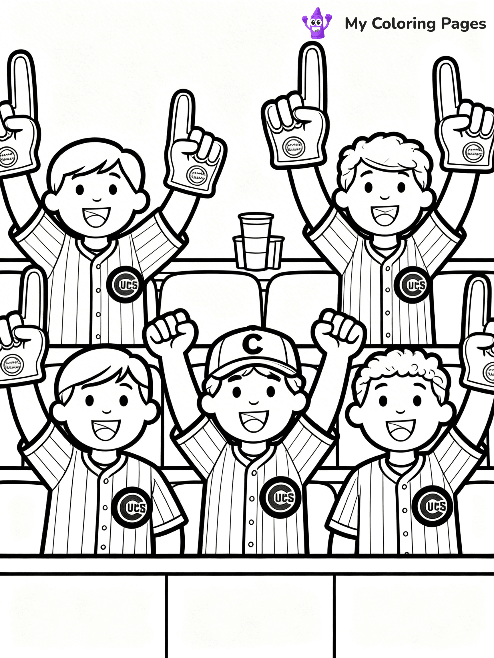 Chicago Cubs Coloring Pages - 8