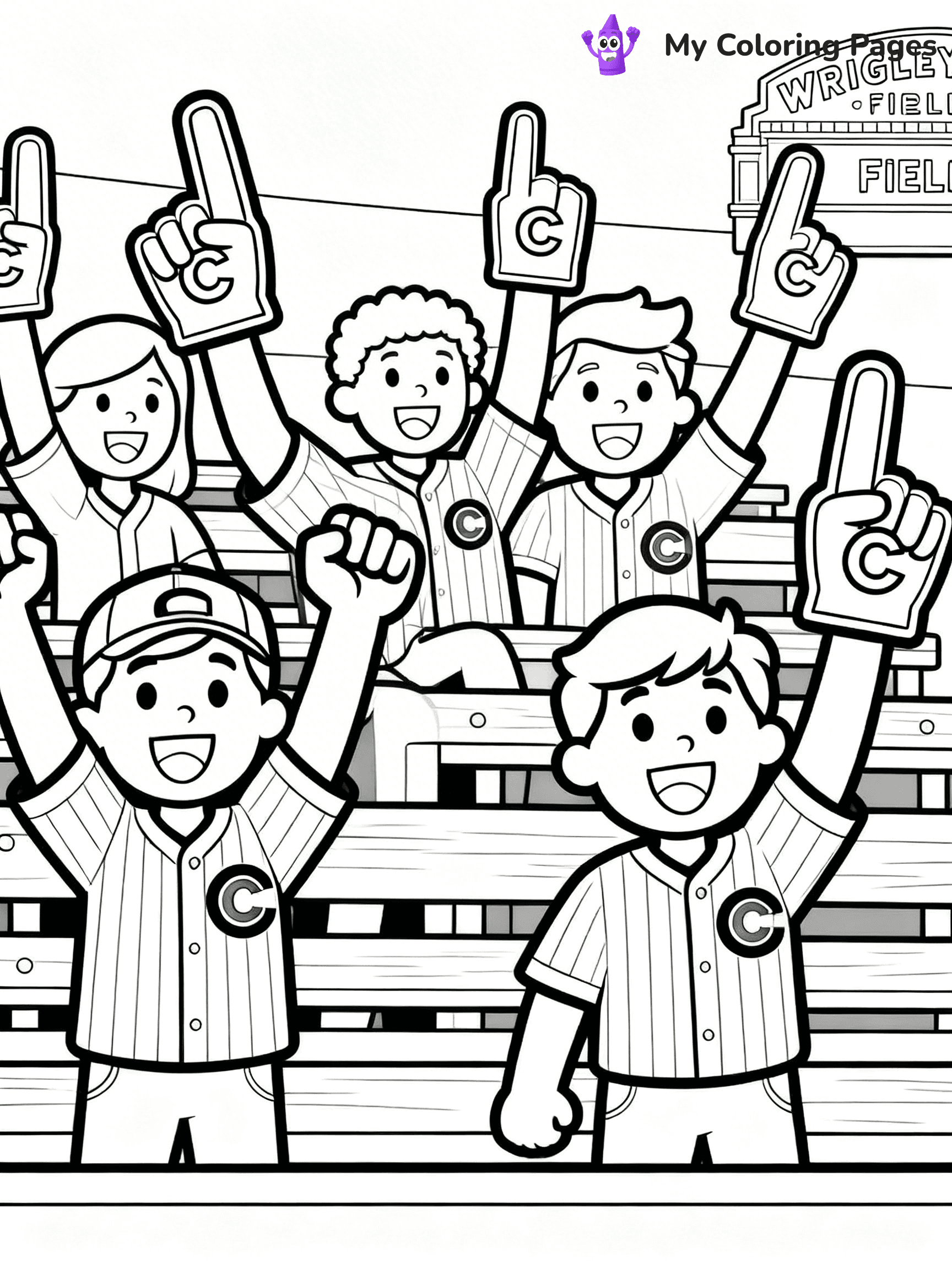 Chicago Cubs Coloring Pages - 7