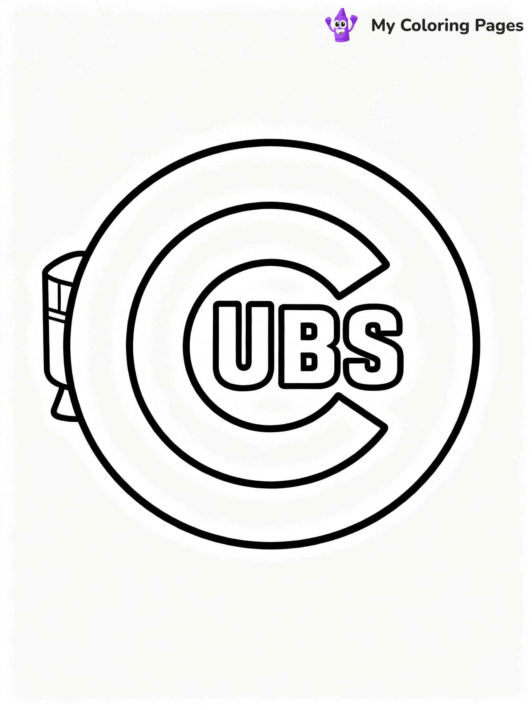 Chicago Cubs Coloring Pages - 6