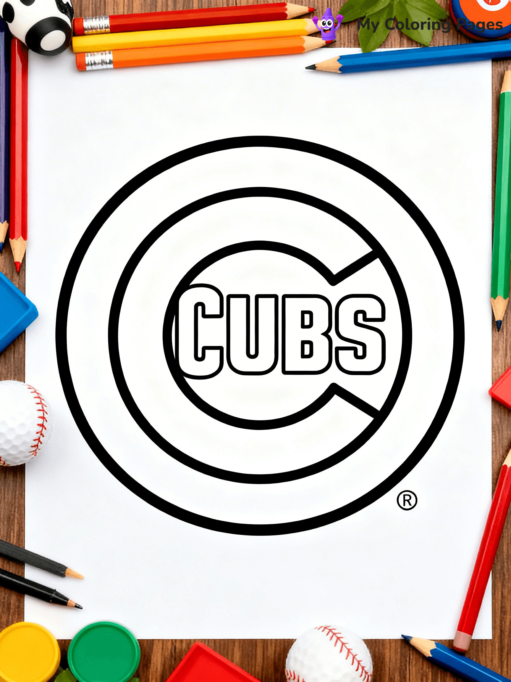 Chicago Cubs Coloring Pages - 4