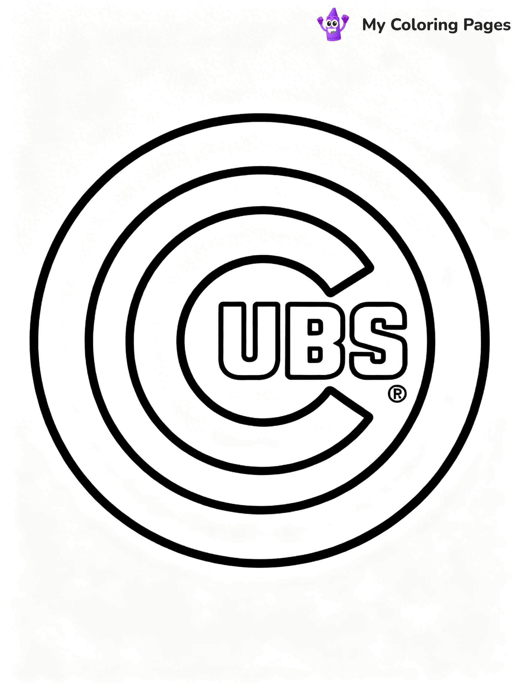 Chicago Cubs Coloring Pages - 3