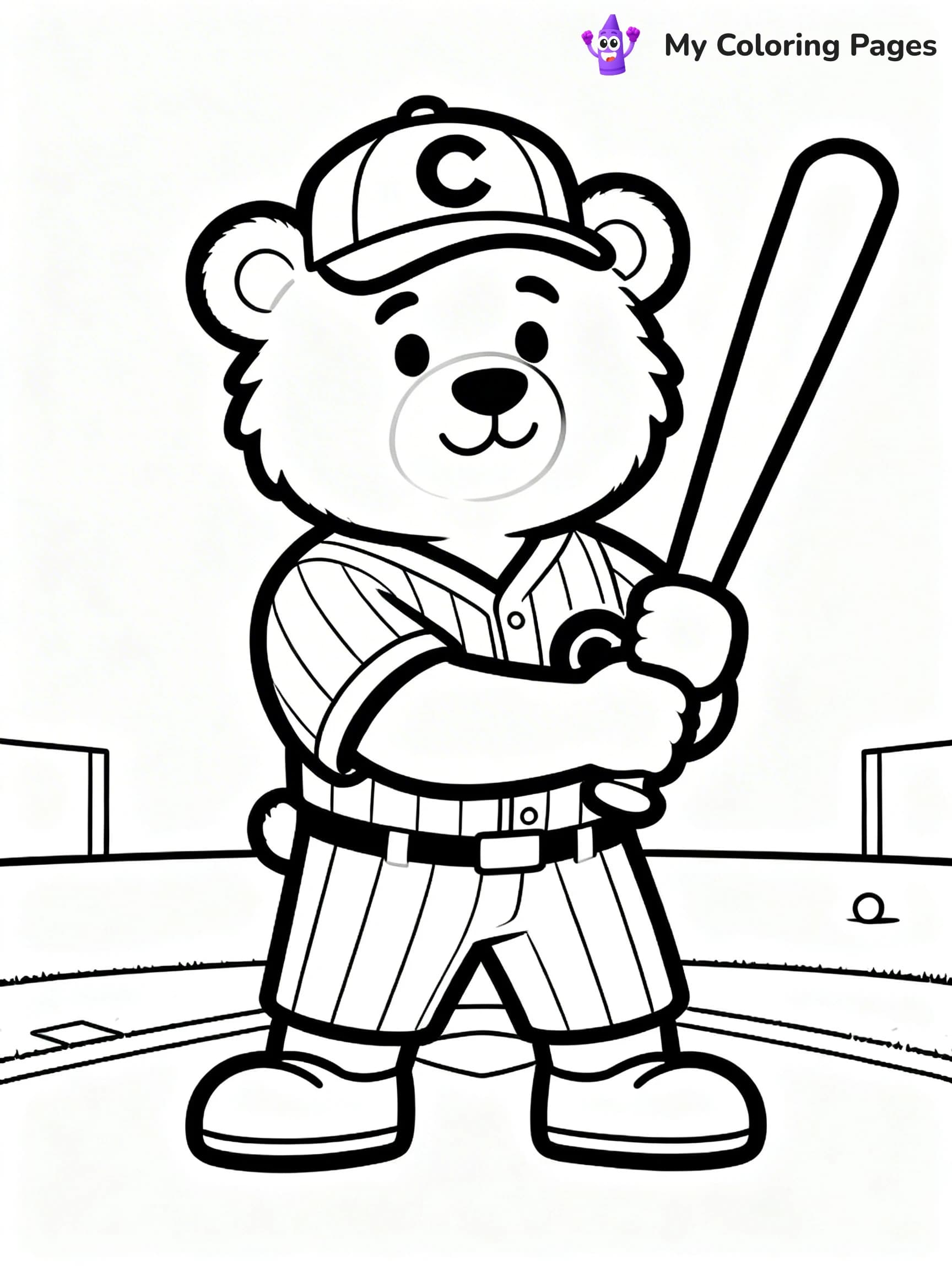 Chicago Cubs Coloring Pages - 2